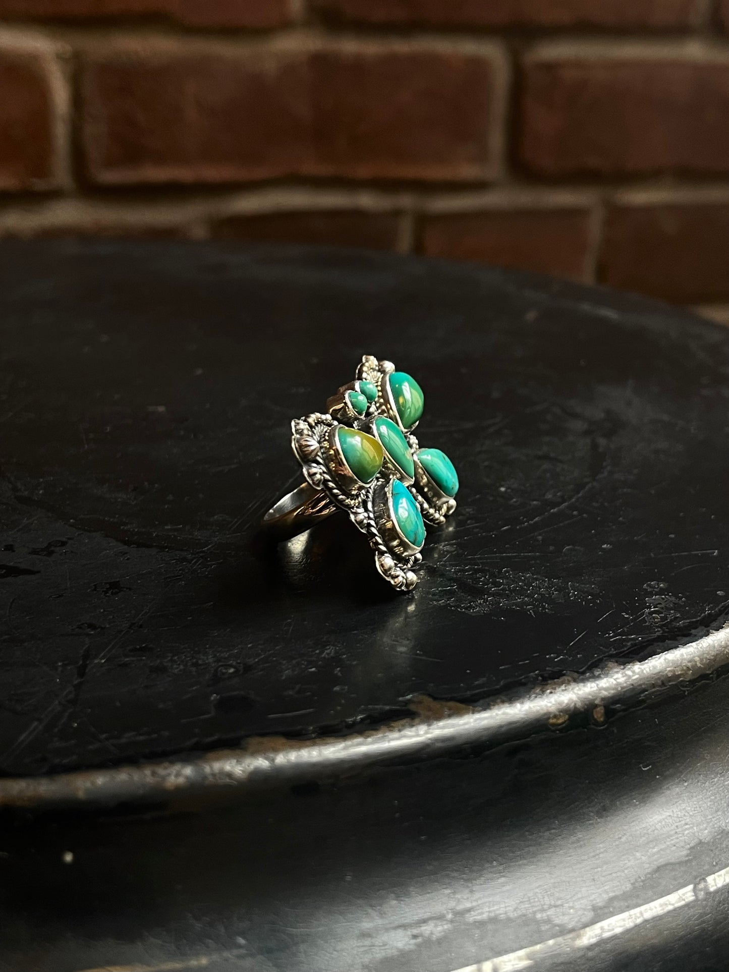 Turquoise Butterfly Ring Size 6 | 925 Sterling Silver C934