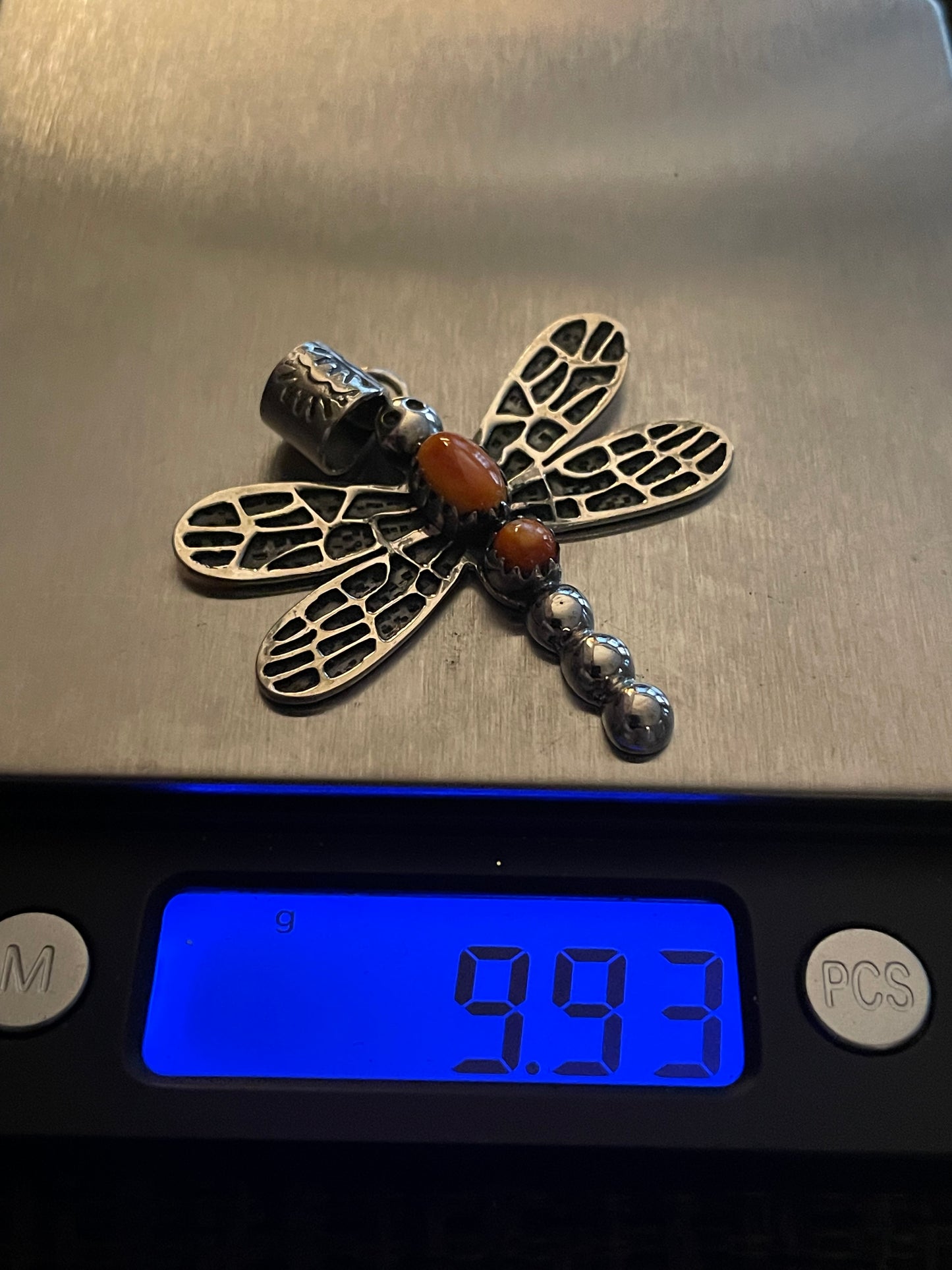 Spiny Oyster Butterfly Pendant | Sterling Silver 925 B788