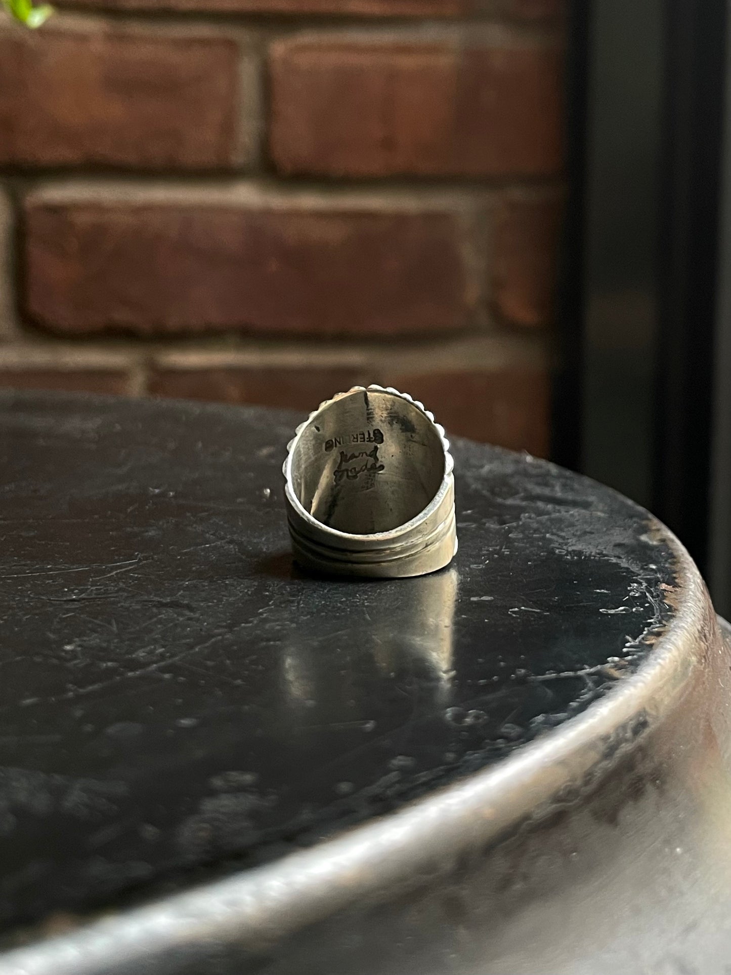 Pink Conch Ring | 925 Sterling Silver | Size 7.5 E312