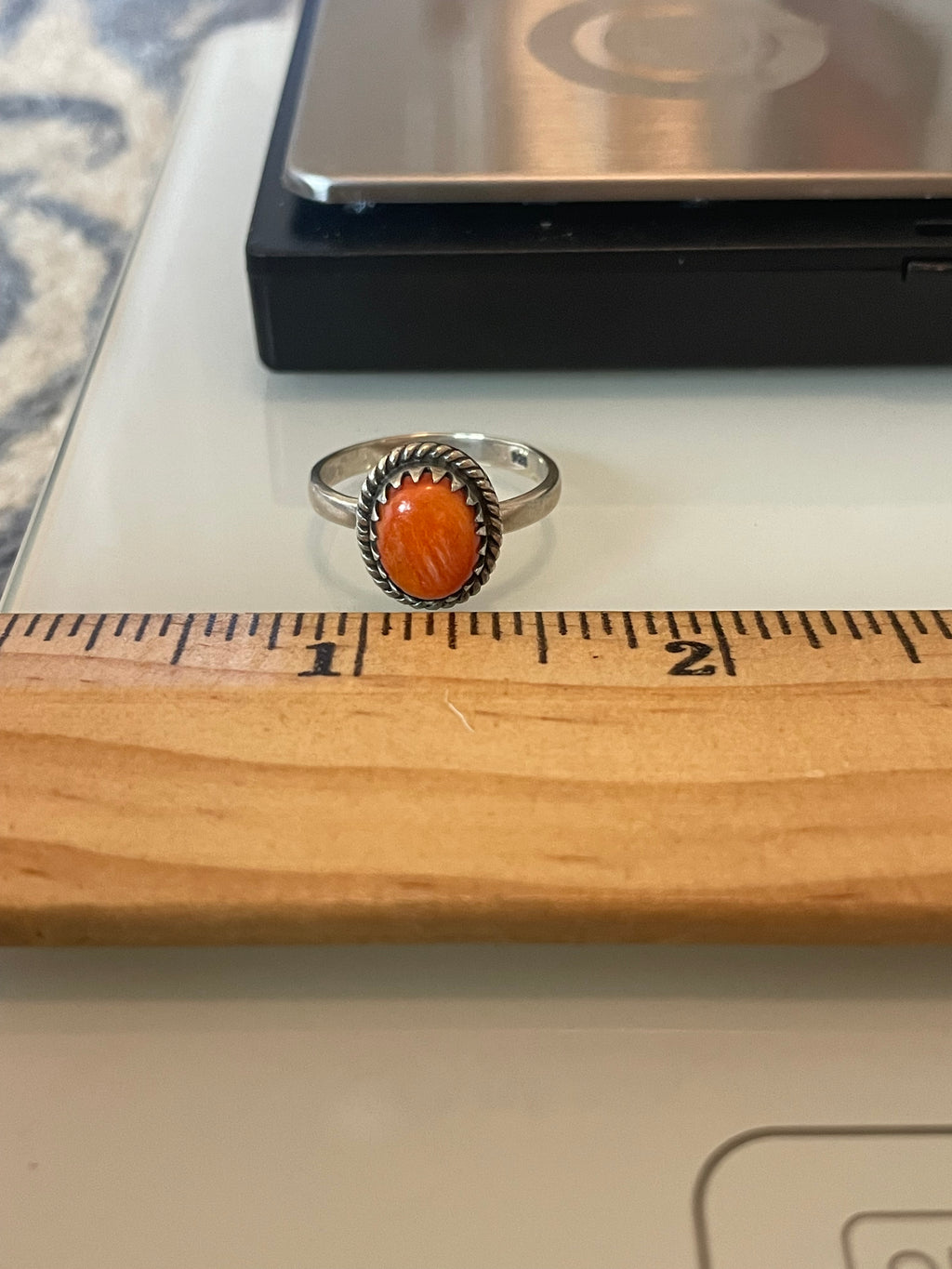 Spiny Oyster Ring Size 8 | 925 Sterling Silver G230