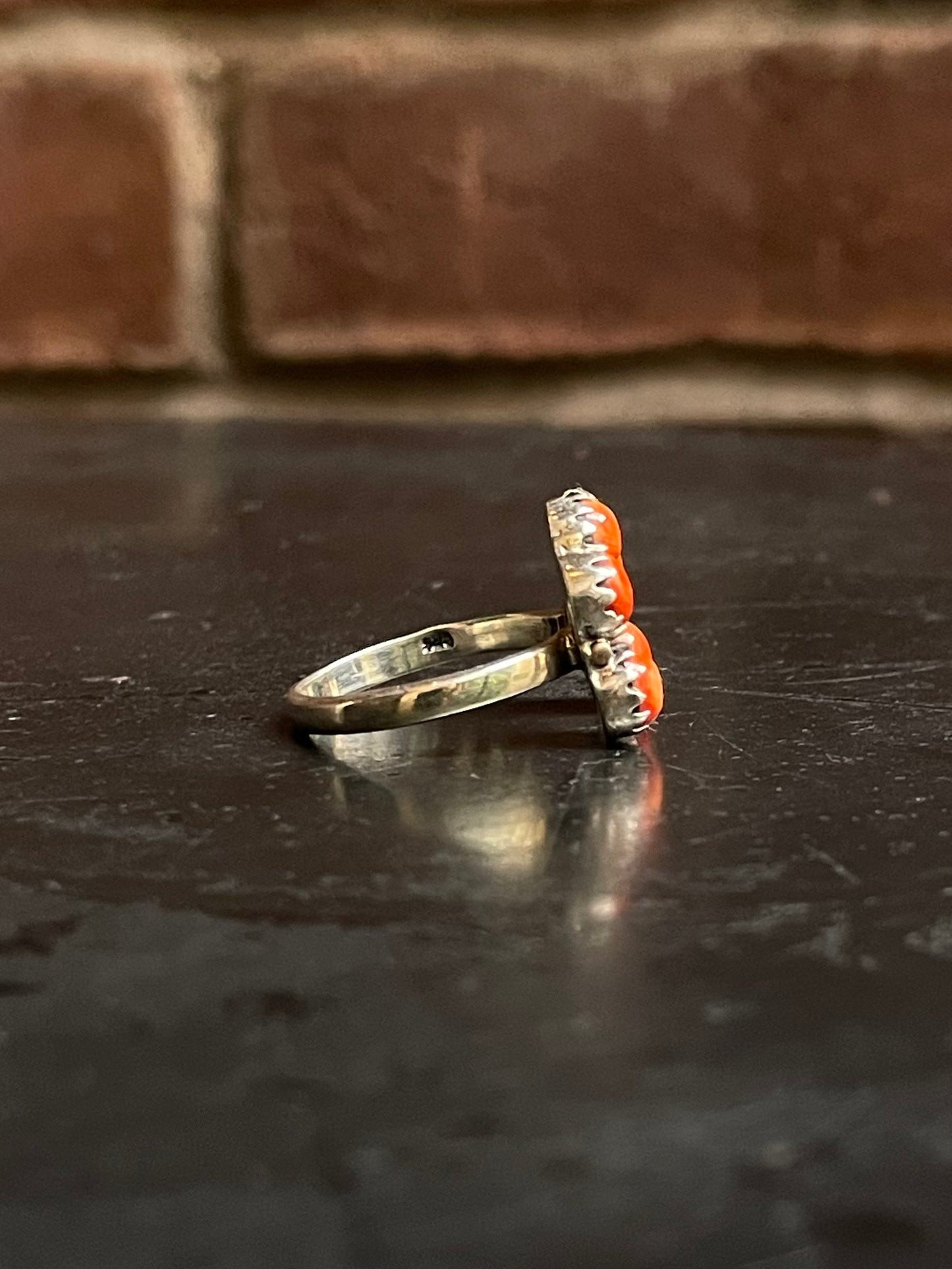 Spiny Oyster Naja Ring Size 7 | 925 Sterling Silver G206