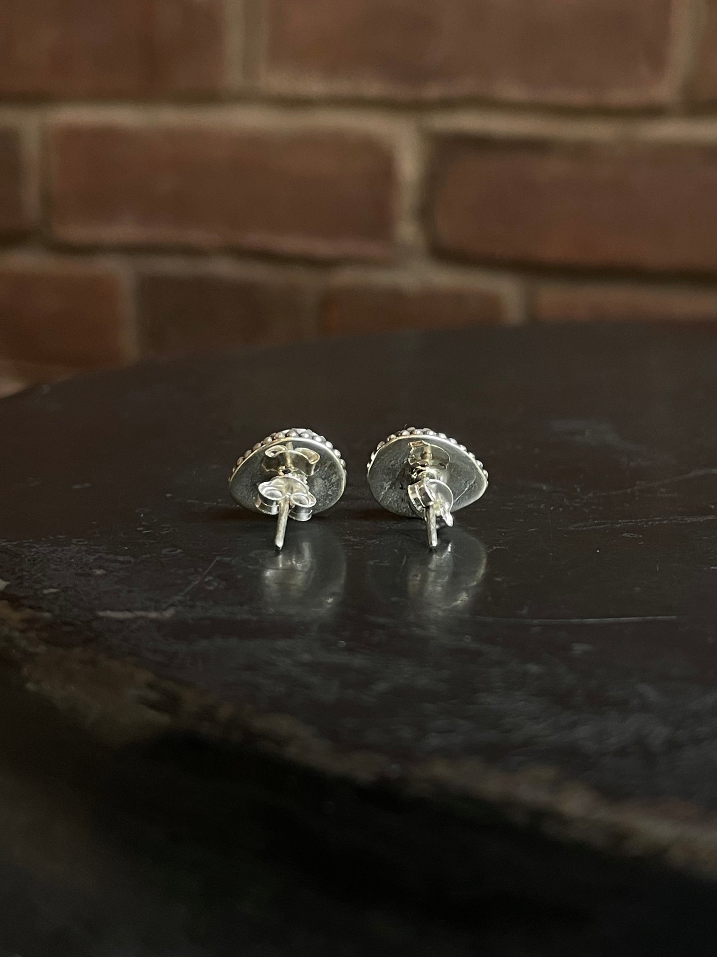 Pink Conch Teardrop Stud Earrings | 925 Sterling Silver E789