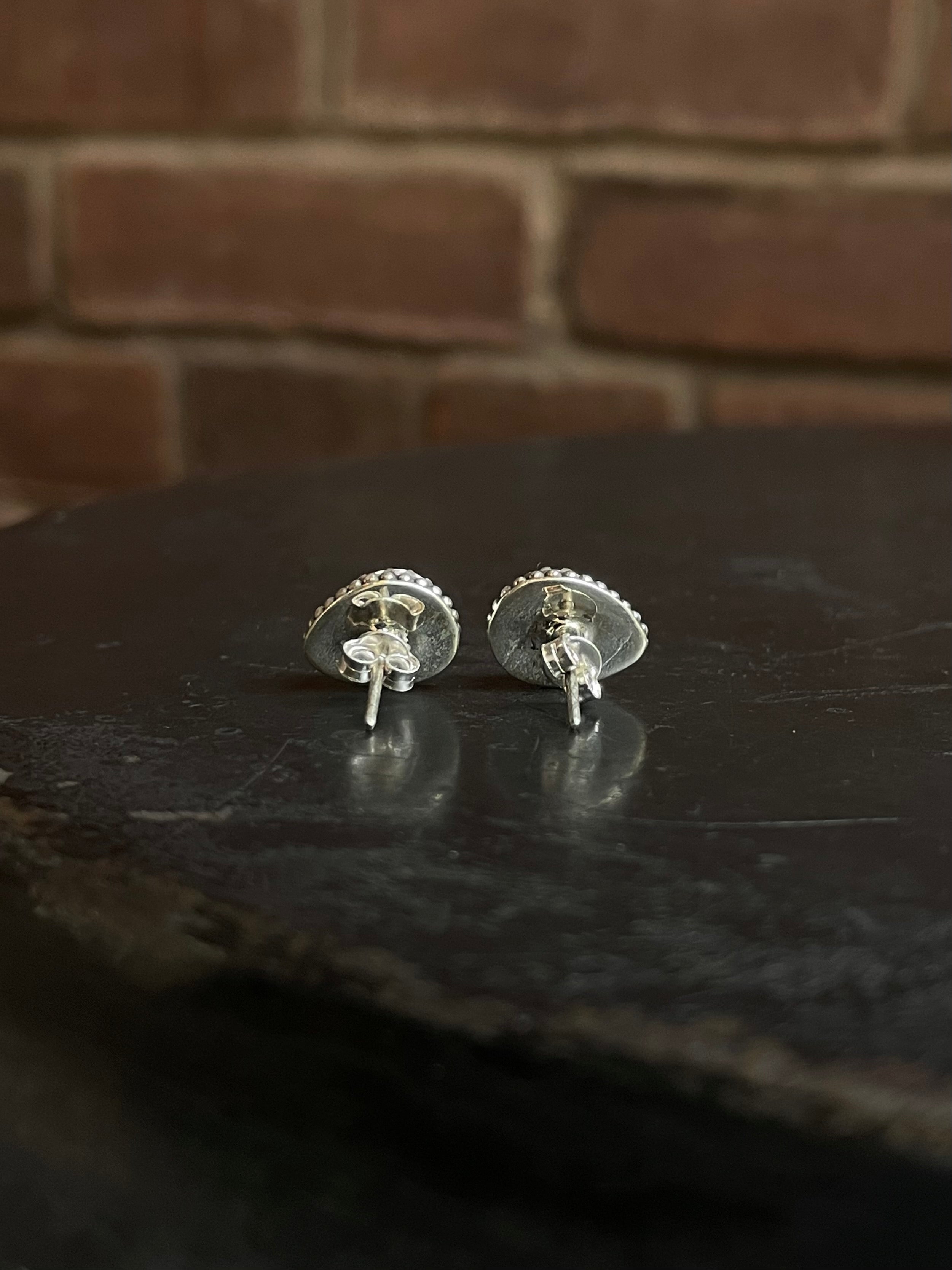Pink Conch Teardrop Stud Earrings | 925 Sterling Silver E789