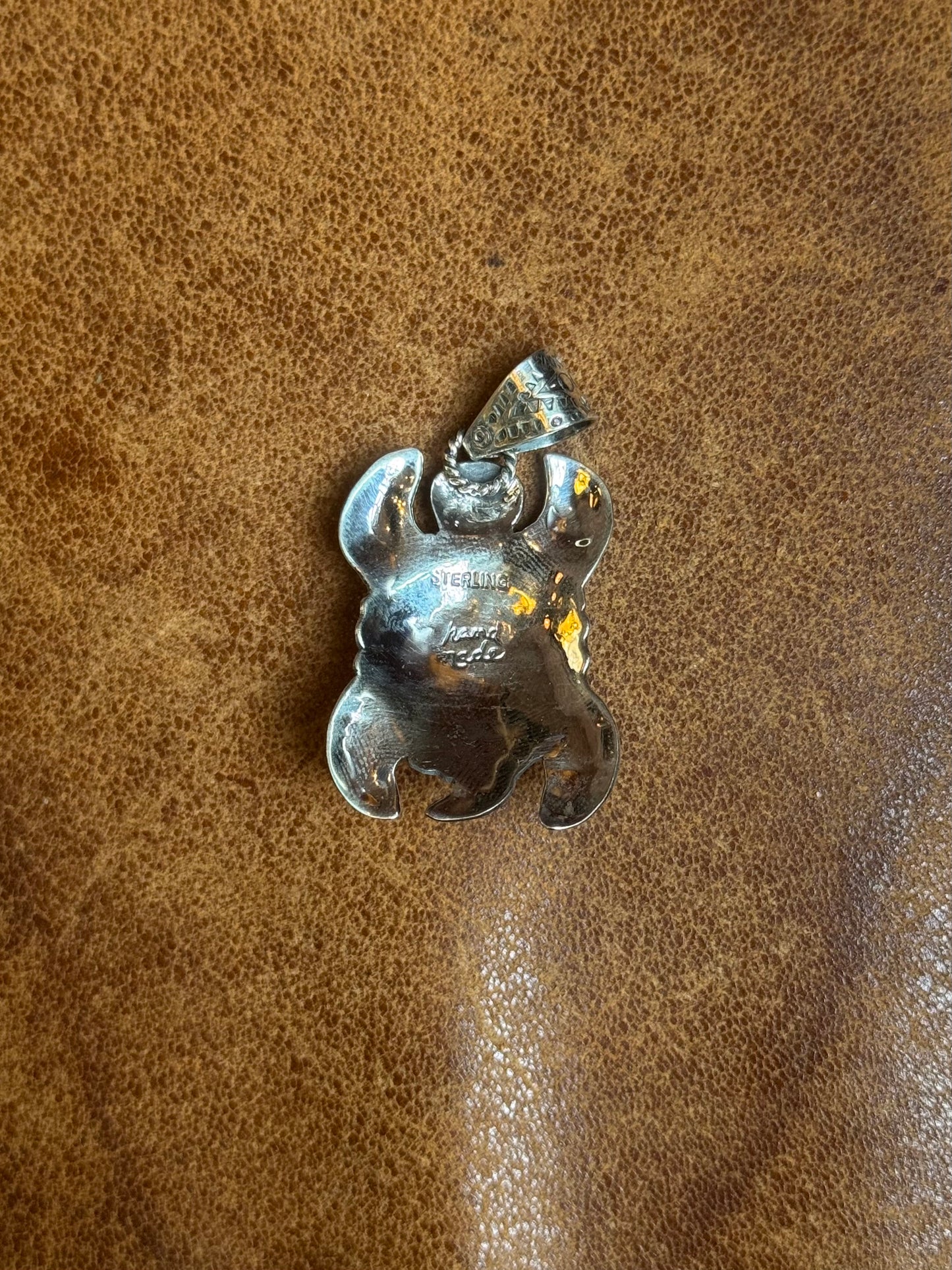 Pink Conch Animal Pendant | Sterling Silver | A810