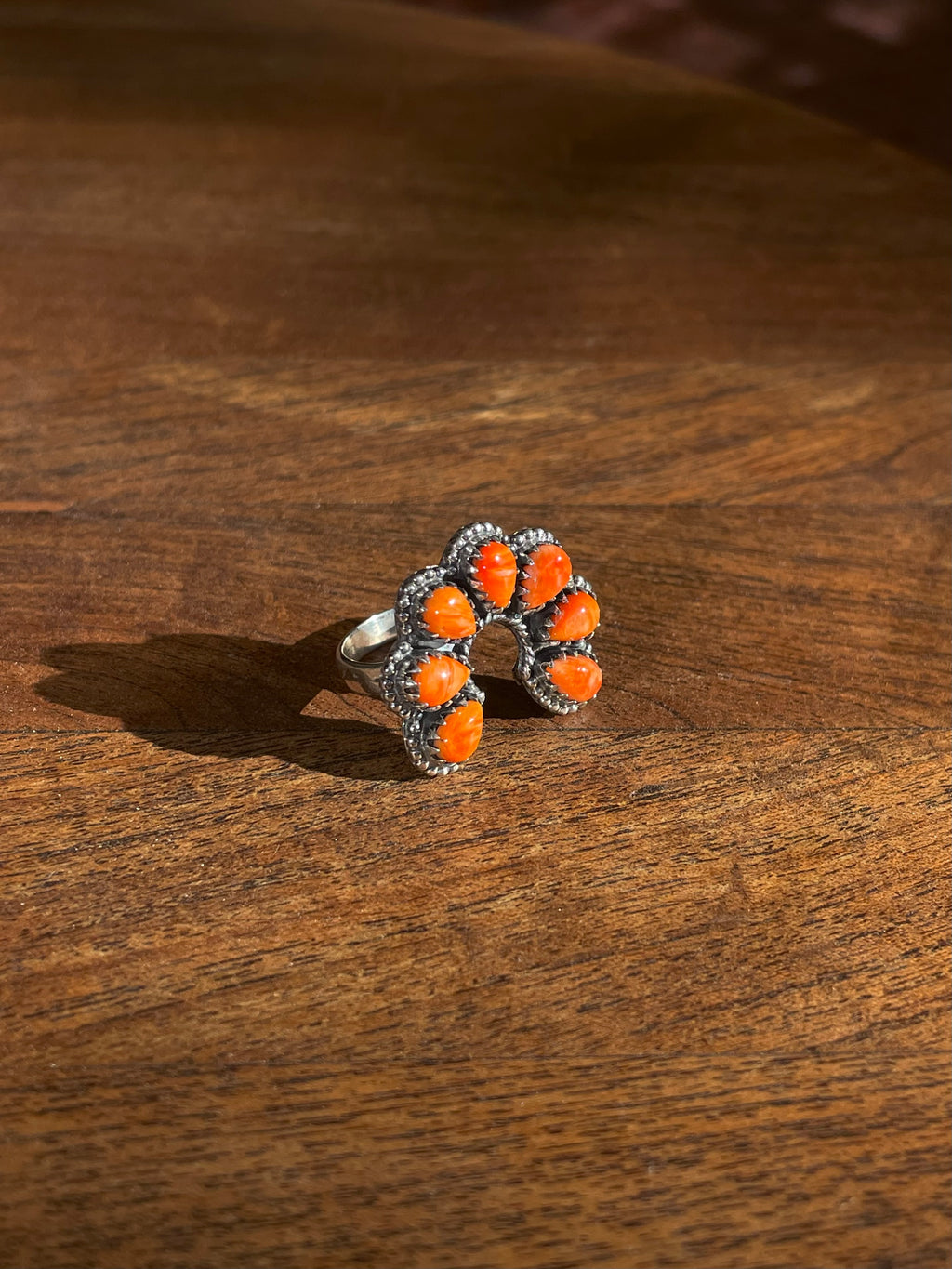 Spiny Oyster Naja Ring | Sterling Silver 925 | Size 9 C803