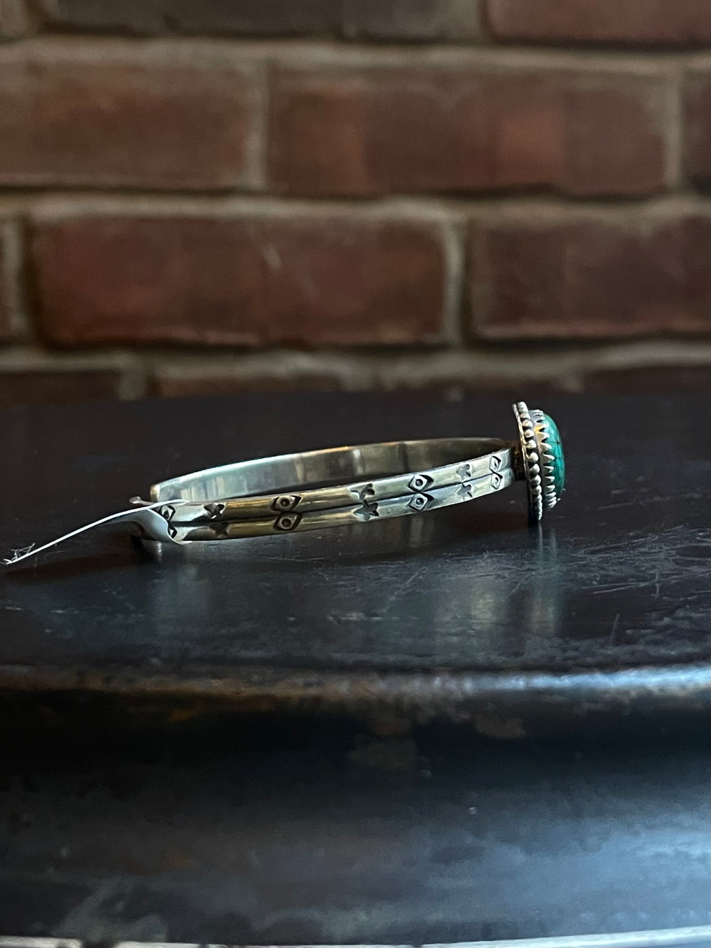 Turquoise Adjustable Cuff | Sterling Silver | A781