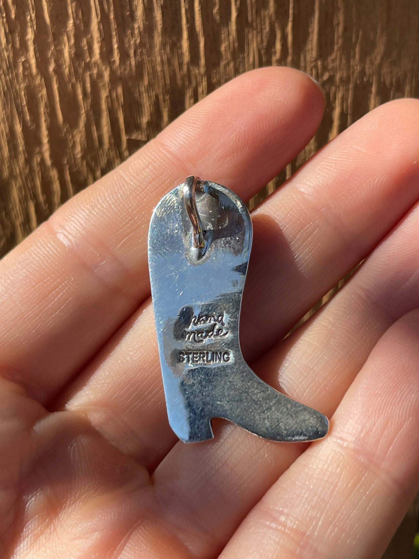 Spiny Oyster Boot Pendant | 925 Sterling Silver B912