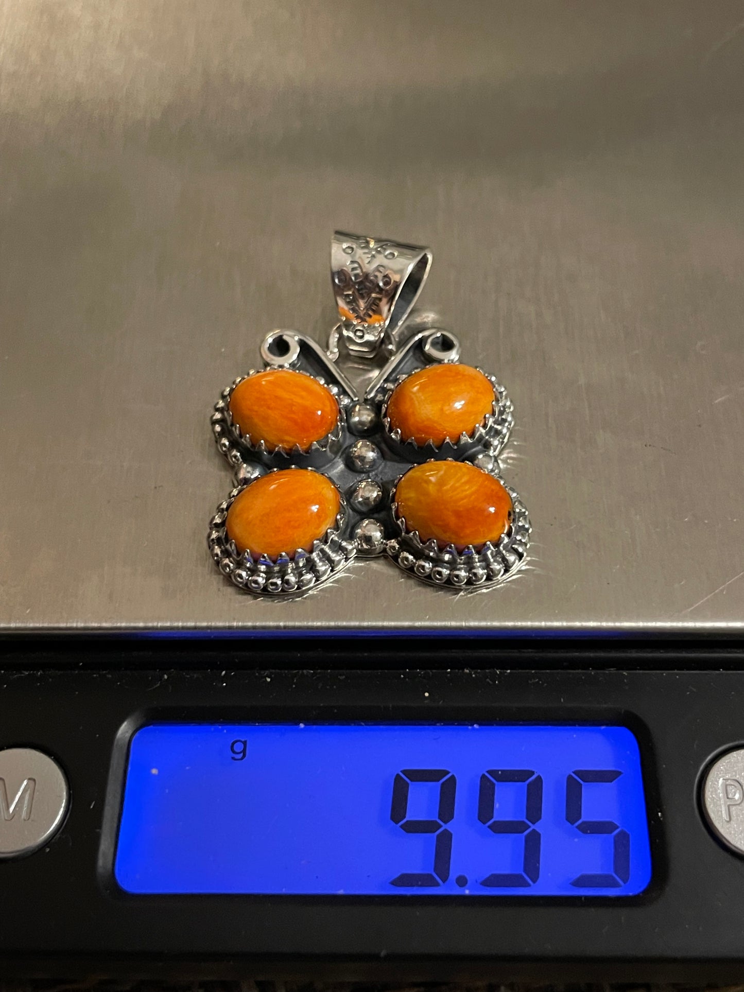 Spiny Oyster Butterfly Pendant | Sterling Silver 925 B806
