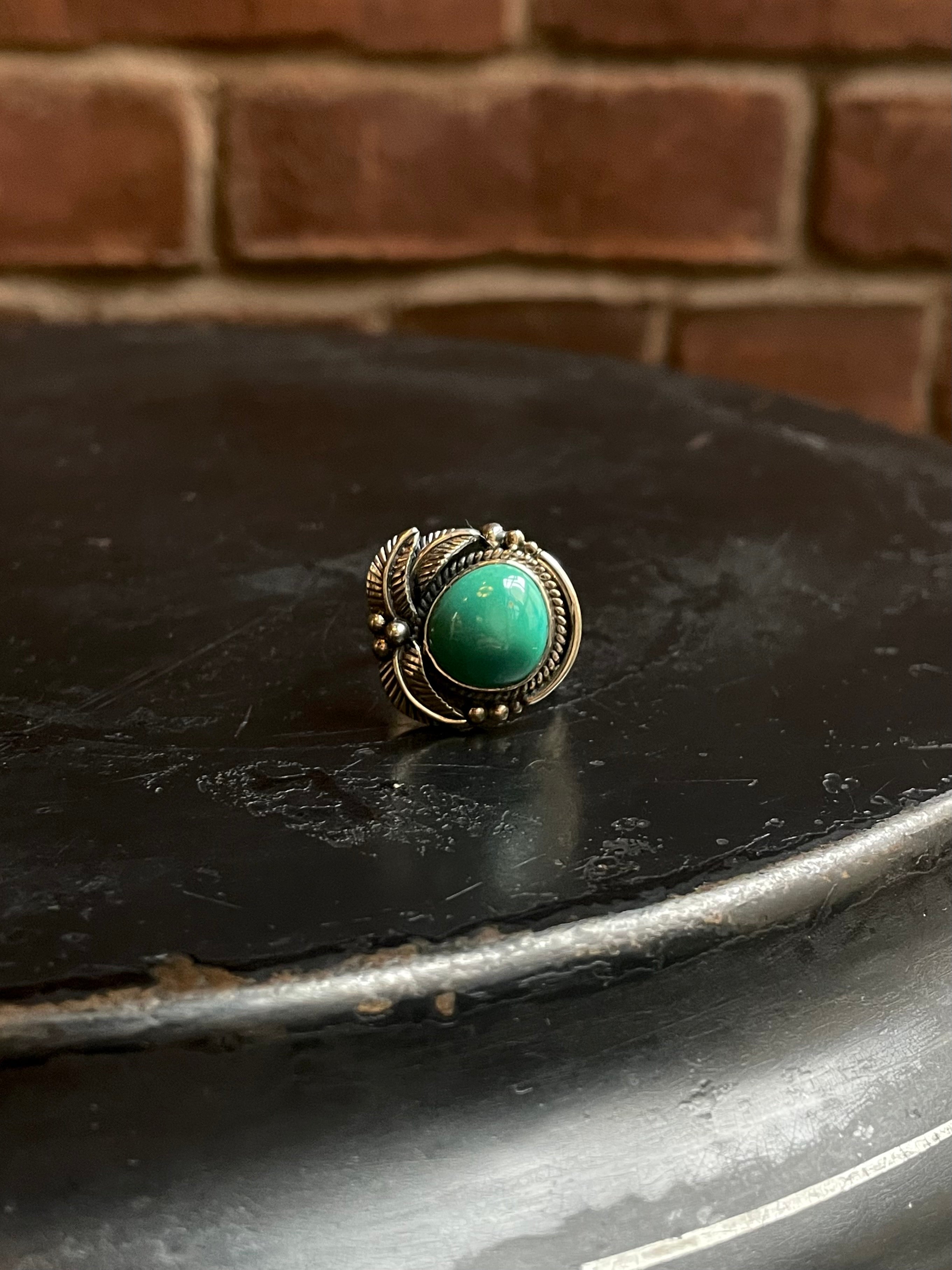 Turquoise Ring Size 9 | 925 Sterling Silver C925