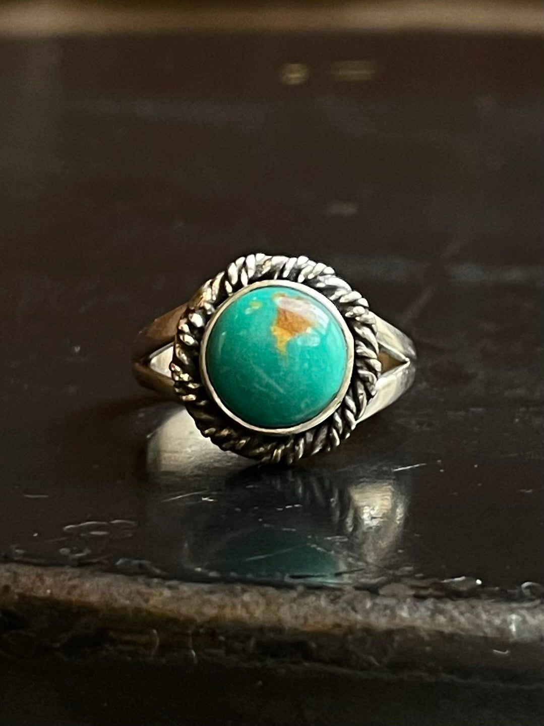 Kingman Turquoise Ring Size 7 | 925 Sterling Silver E729
