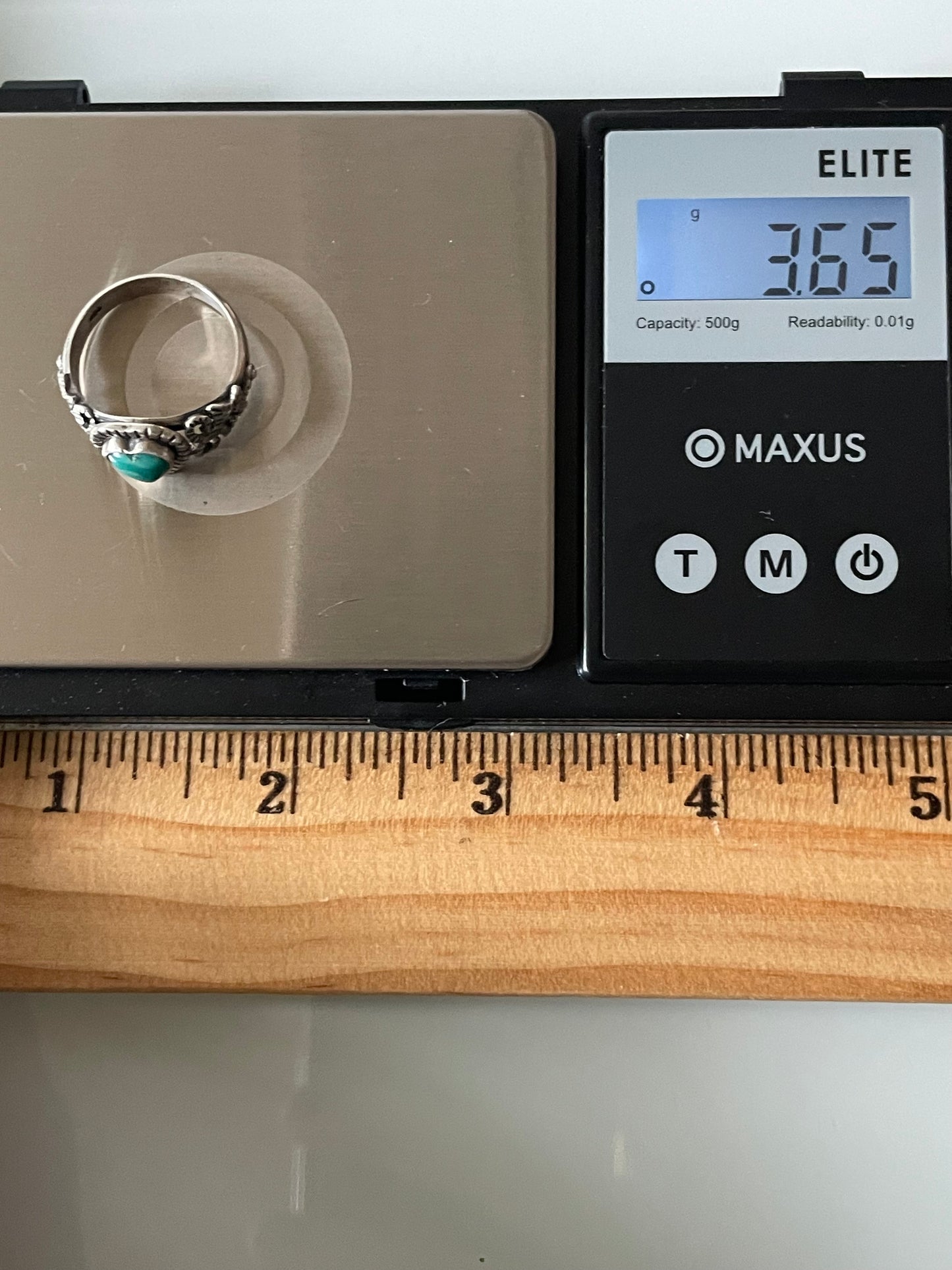 Turquoise Ring Size 8.5 | 925 Sterling Silver G299