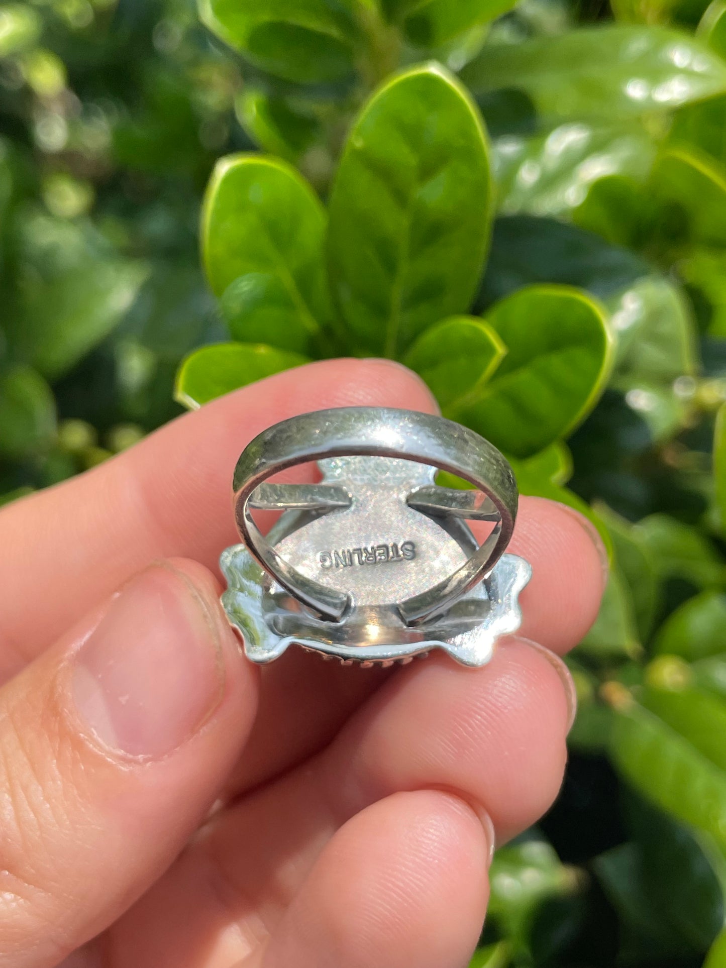 Kingman Turquoise Ring Size 6.75 | 925 Sterling Silver U49
