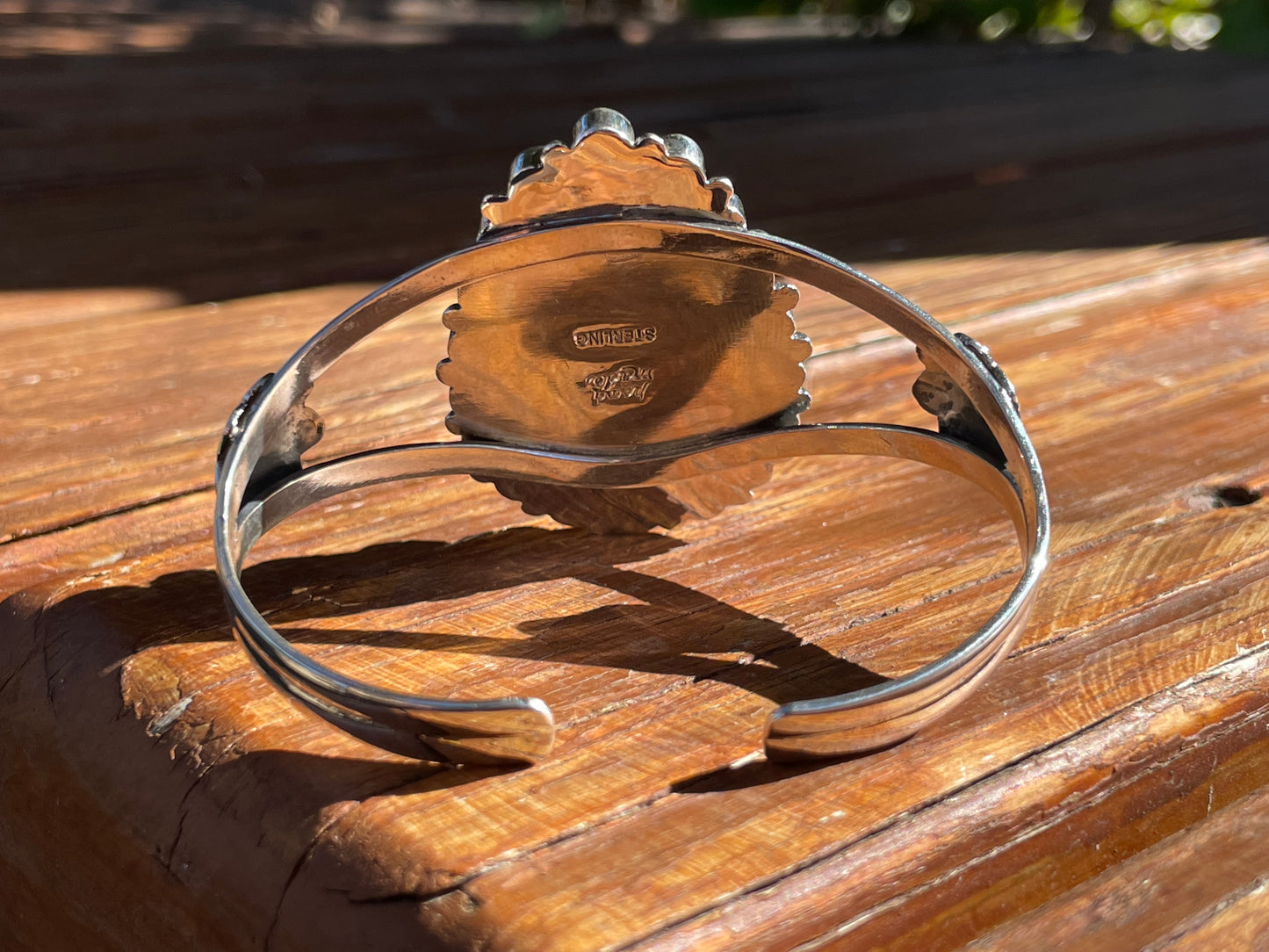 Pink Conch and Turquoise Cuff Bracelet | Sterling Silver 925 B881