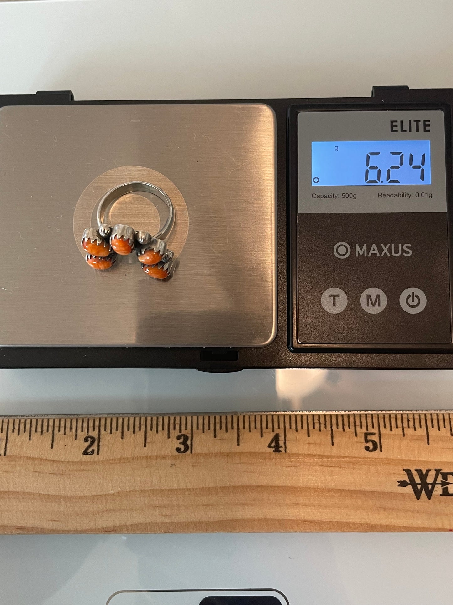 Spiny Oyster Naja Ring Size 6.75 | 925 Sterling Silver  G213