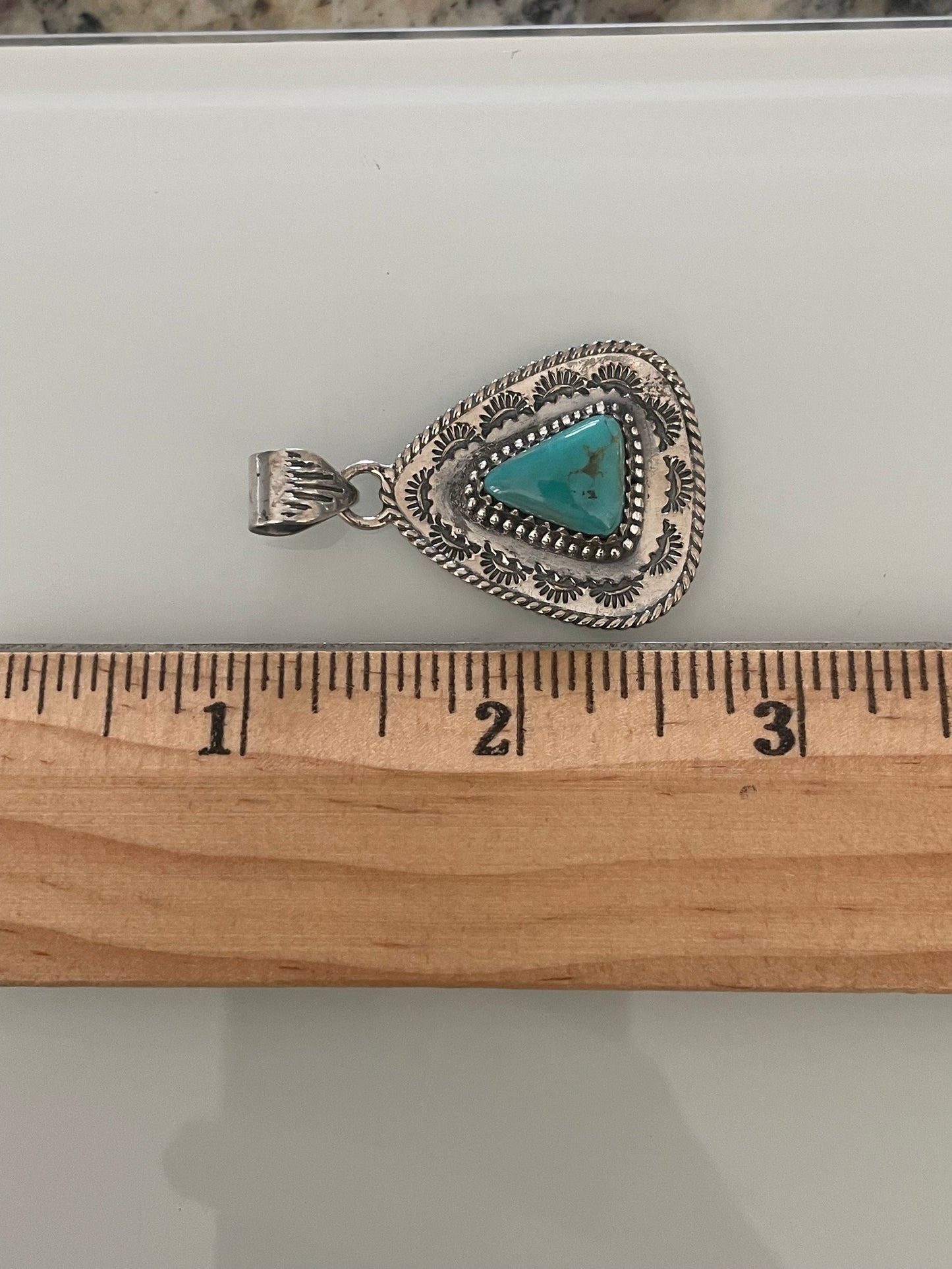 Turquoise Pendant | 925 Sterling Silver E276