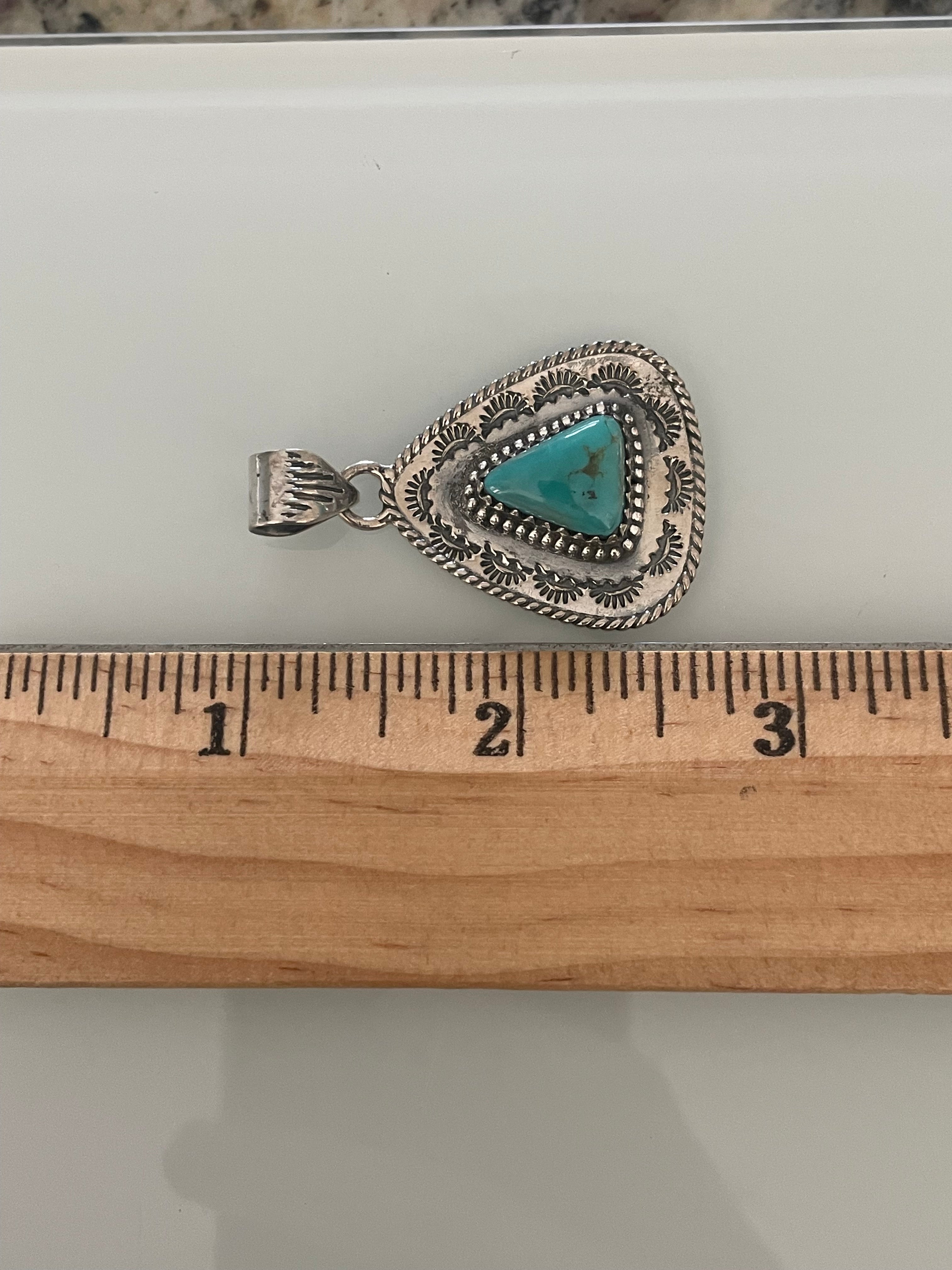 Turquoise Pendant | 925 Sterling Silver E276