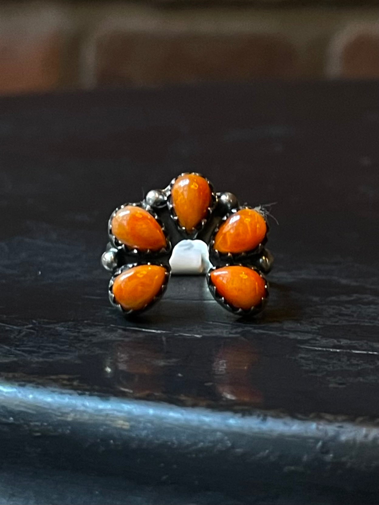 Spiny Oyster NAJA Ring | Sterling Silver | Size 8 | A155