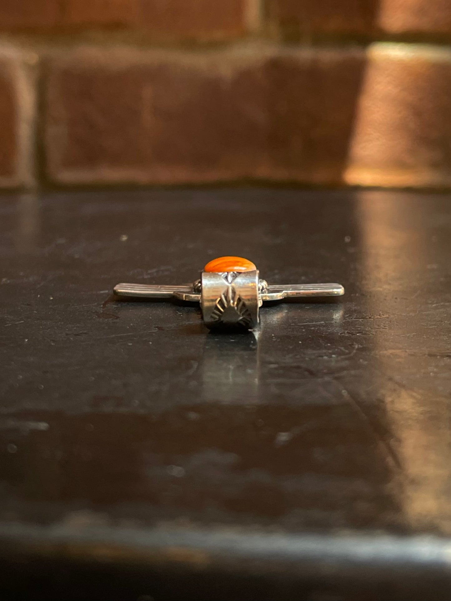 Spiny Oyster Zia Cross Pendant | Sterling Silver G432