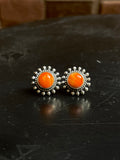 Spiny Oyster Stud Earrings | 925 Sterling Silver E807
