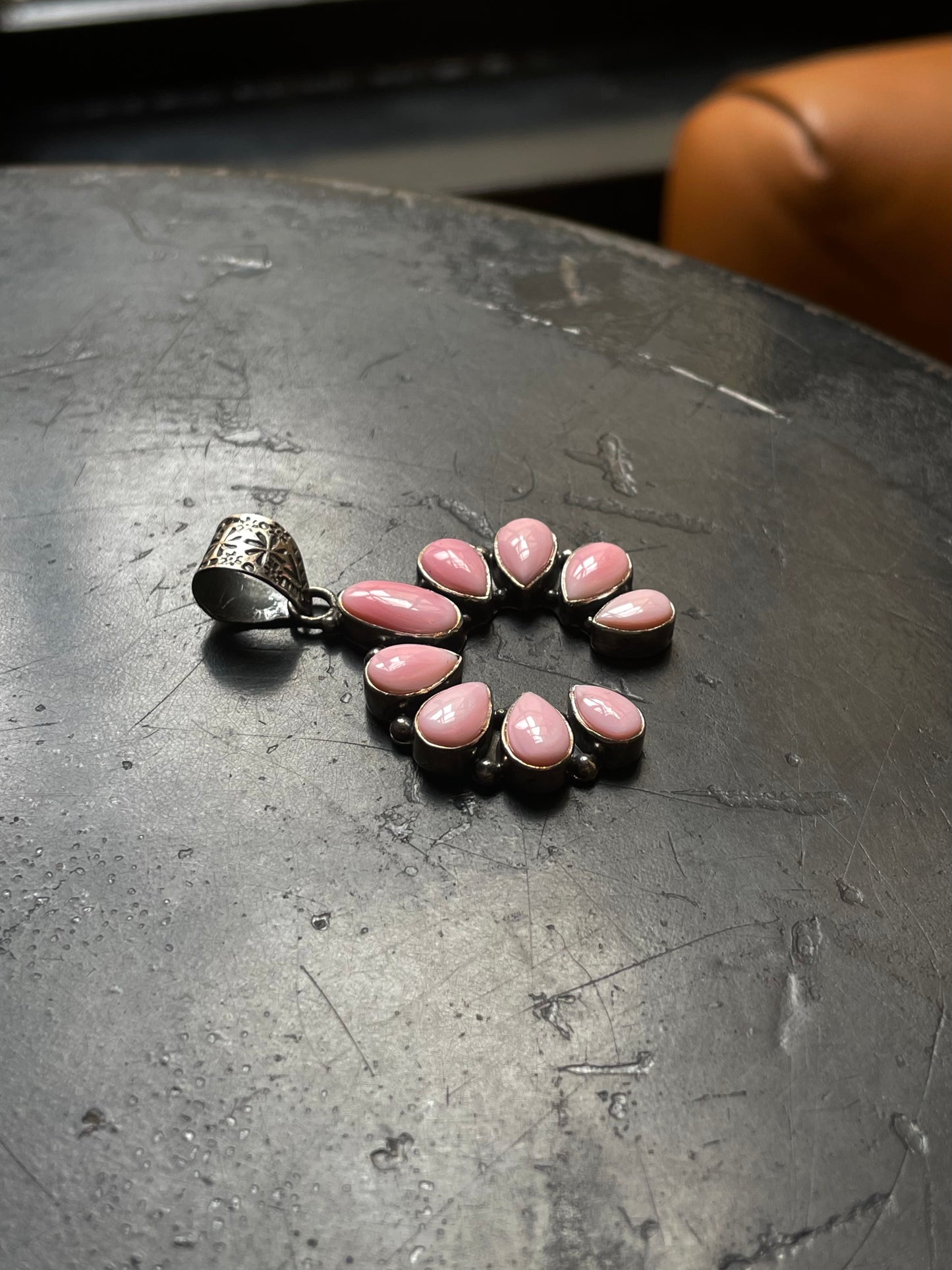Pink Conch Naja Pendant | 925 Sterling Silver E509