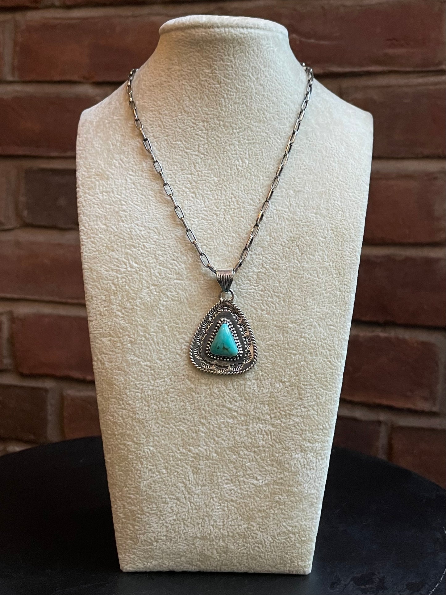 Turquoise Pendant | 925 Sterling Silver E276