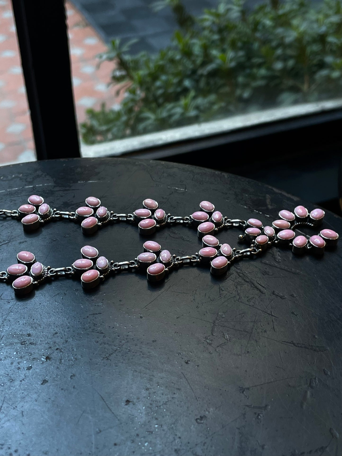 Pink Conch Naja Necklace | 925 Sterling Silver E370