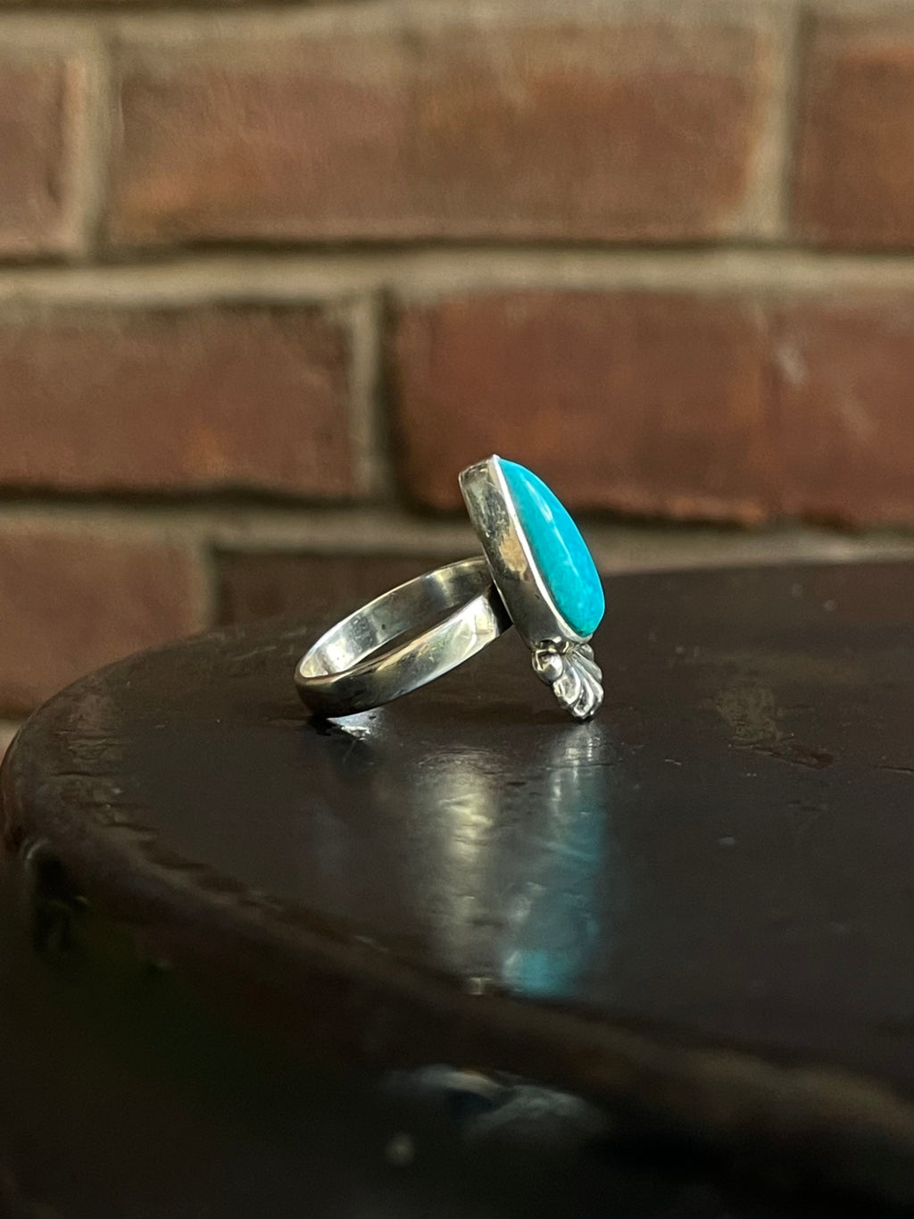 Kingman Turquoise Ring Size 7 | 925 Sterling Silver G580