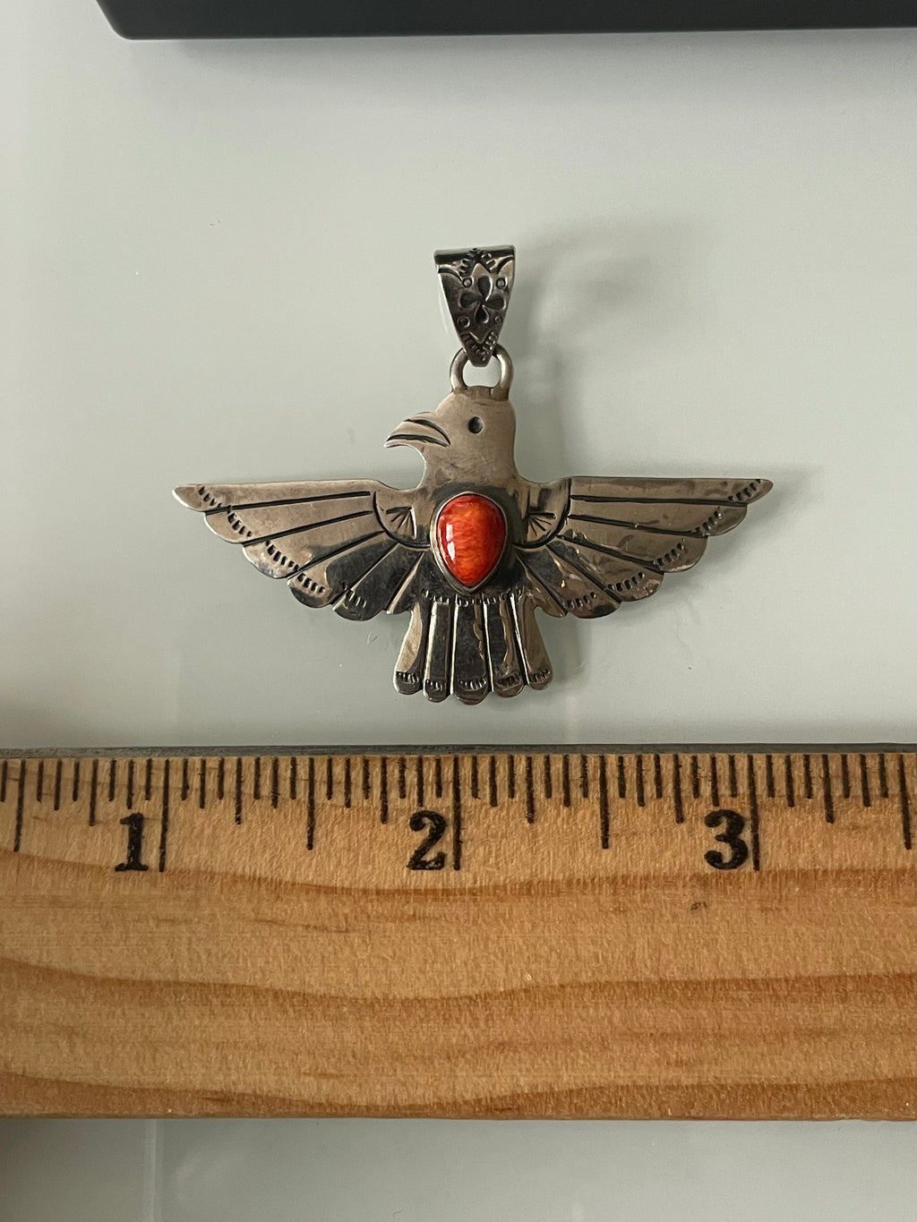 Spiny Oyster Thunderbird Pendant | 925 Sterling Silver E531
