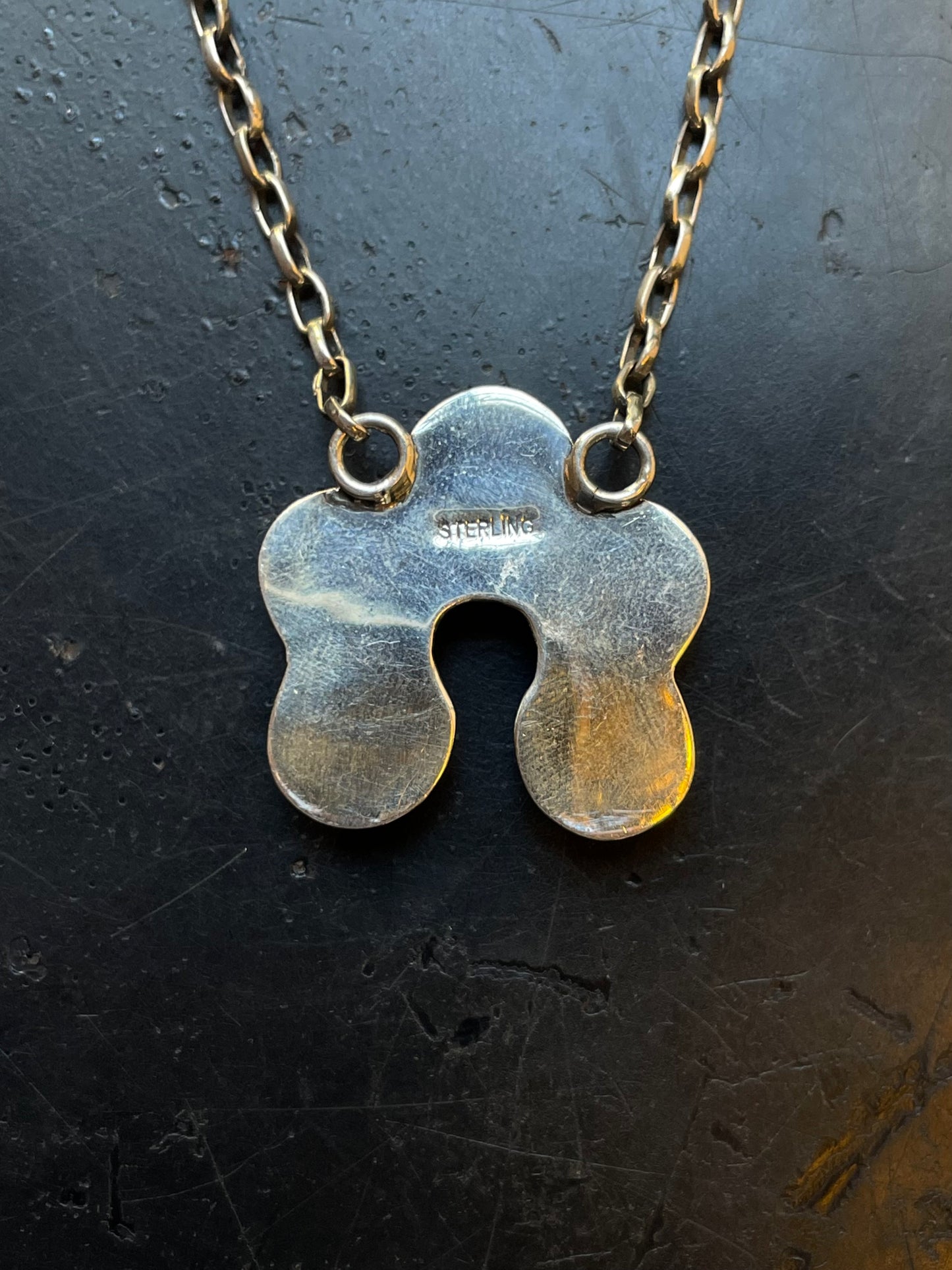 Pink Conch Naja Necklace | Sterling Silver E932