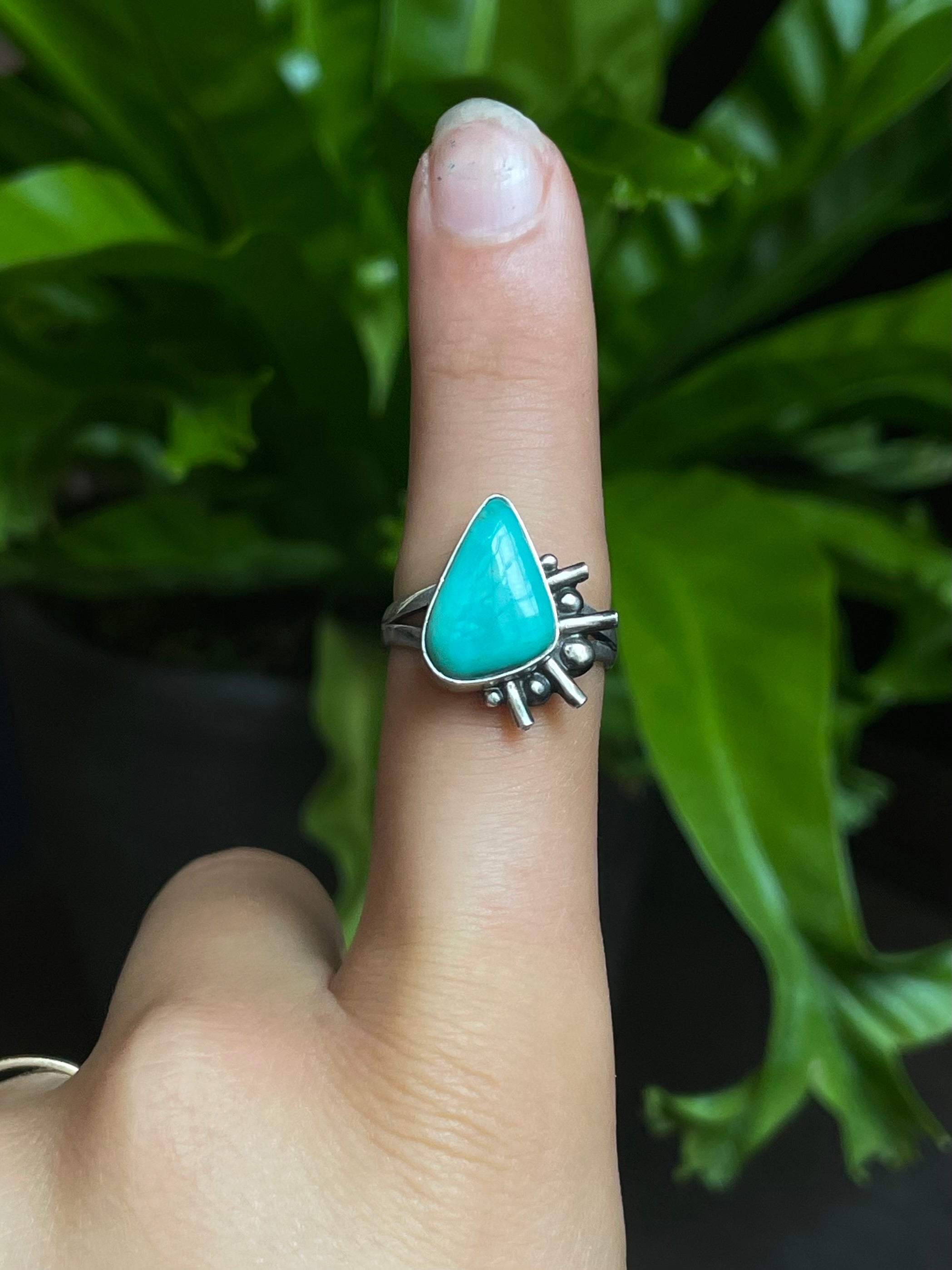 Turquoise Ring Size 8 | 925 Sterling Silver G279
