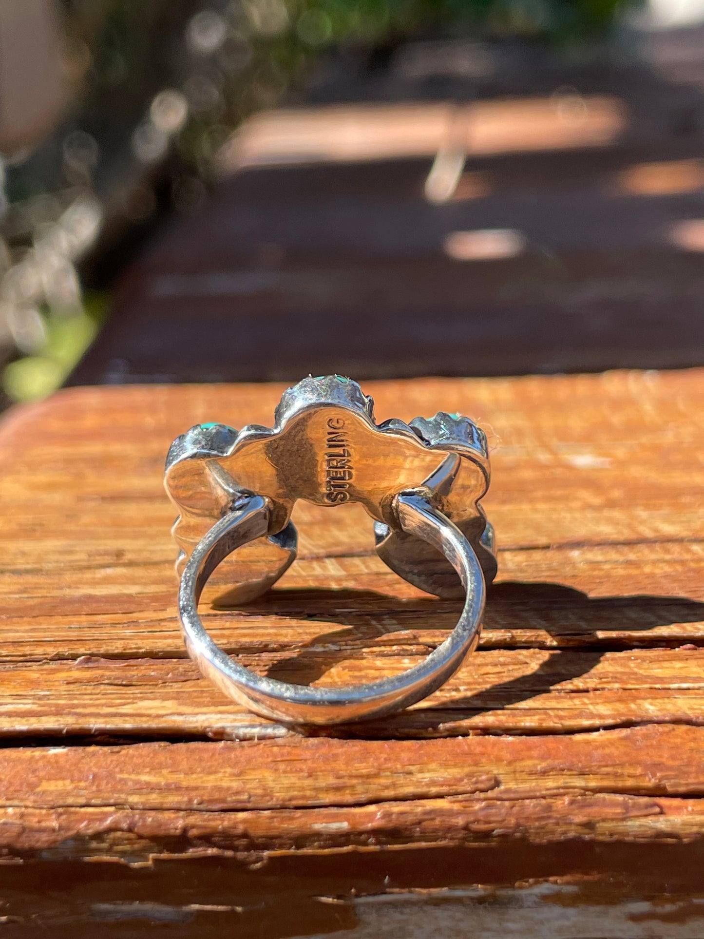 Turquoise Naja Ring Size 6 | 925 Sterling Silver B931