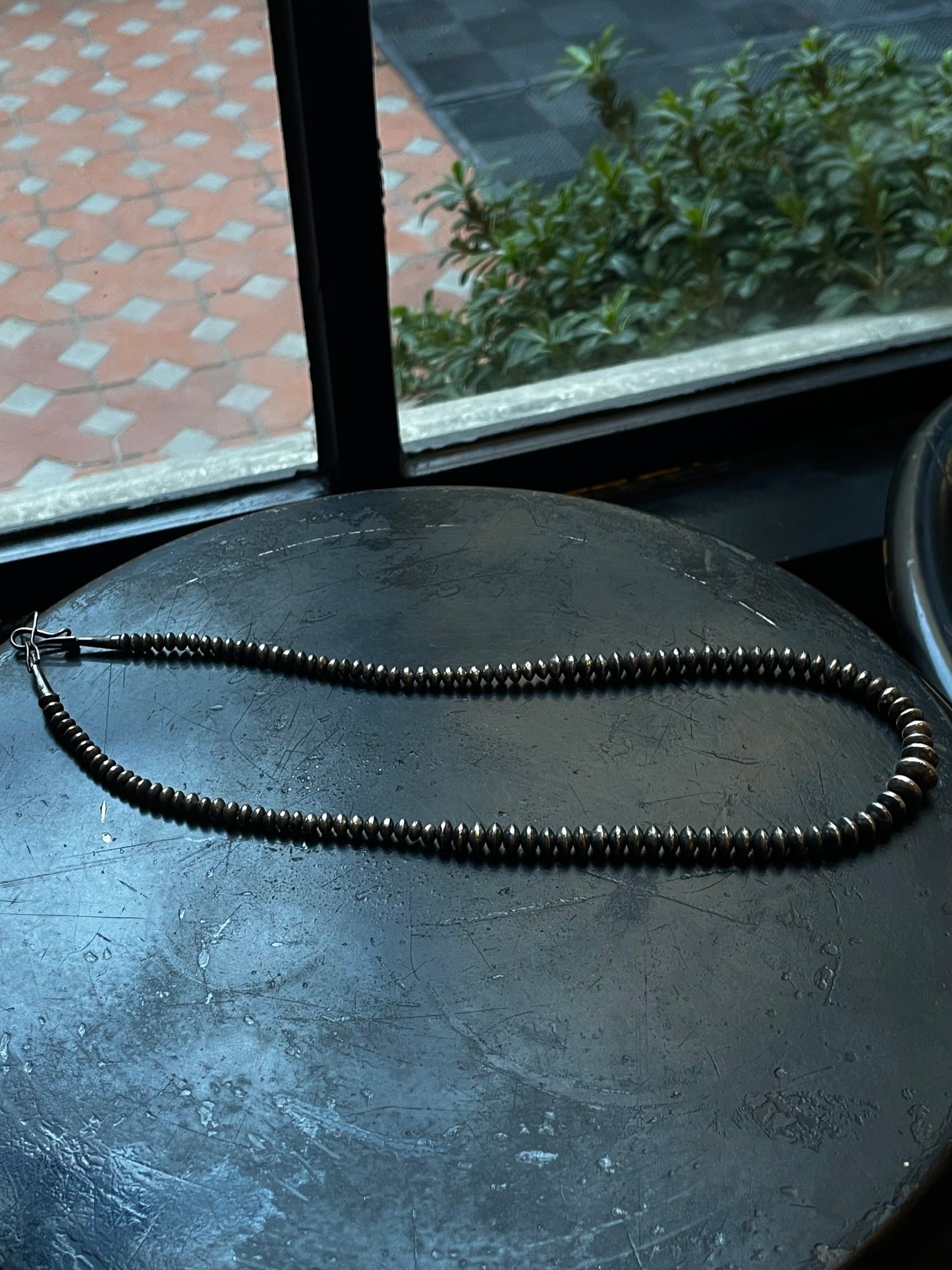 Sterling Silver Beaded Necklace | 925 Sterling Silver E371