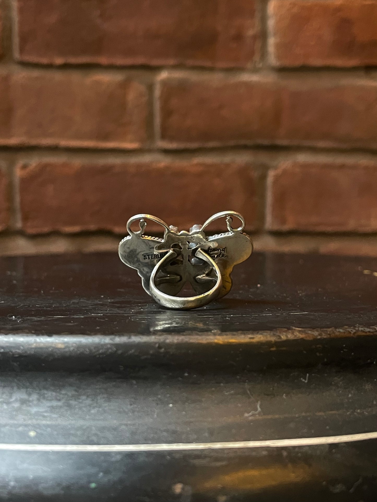 Turquoise Butterfly Ring Size 6 | 925 Sterling Silver C930