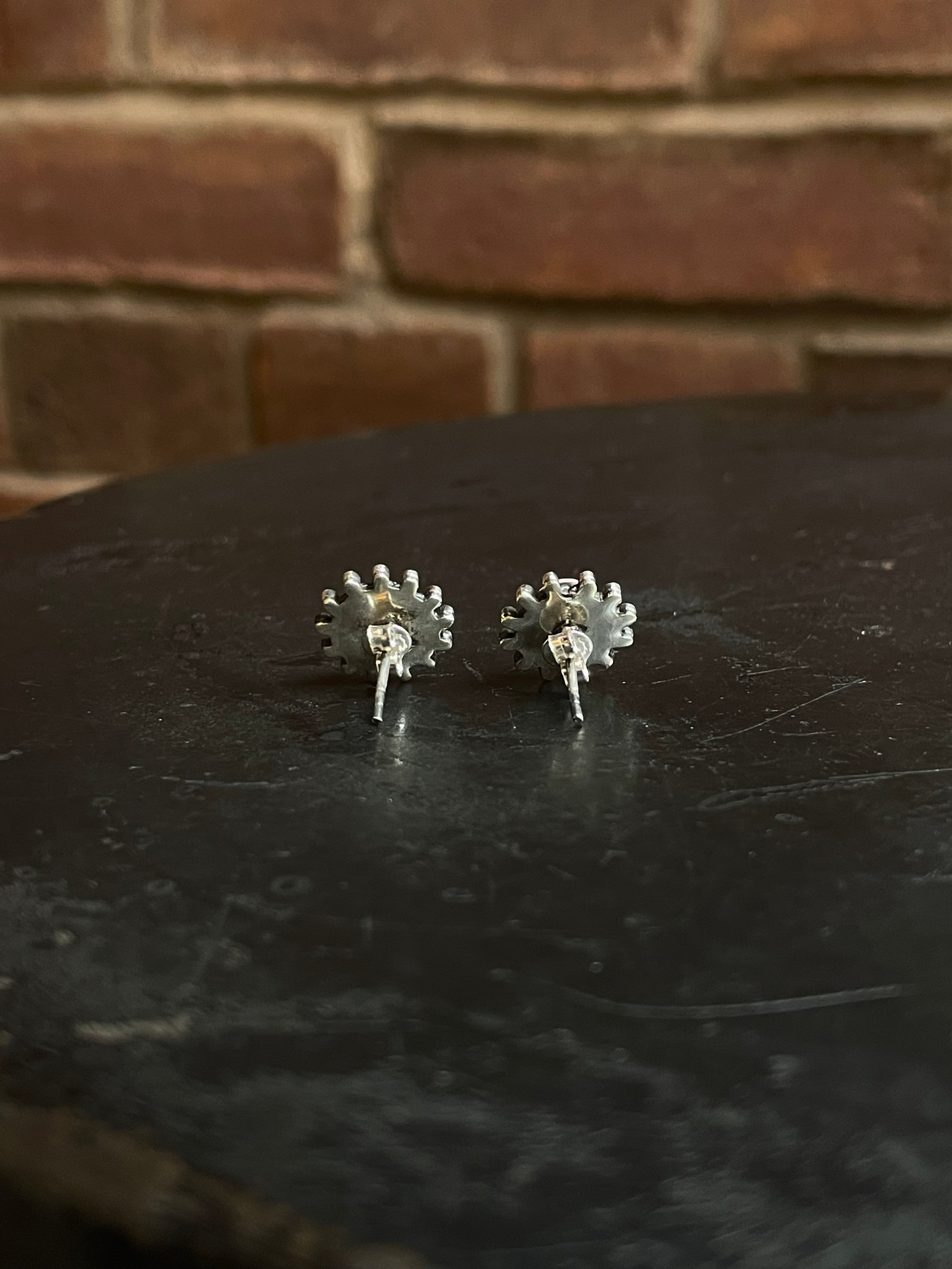 Pink Conch Stud Earrings | 925 Sterling Silver E796