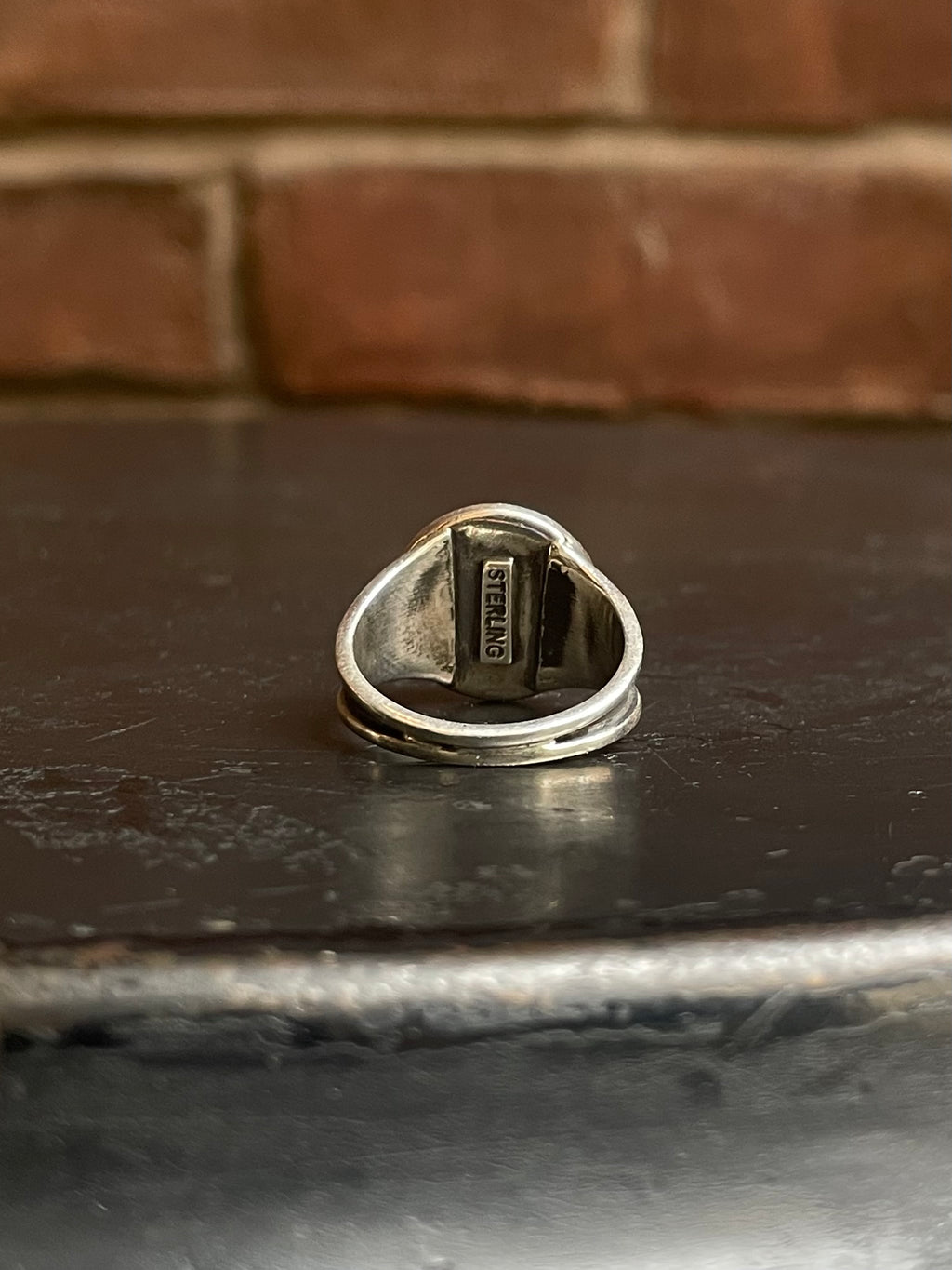 Pink Conch Ring Size 8 | 925 Sterling Silver G136