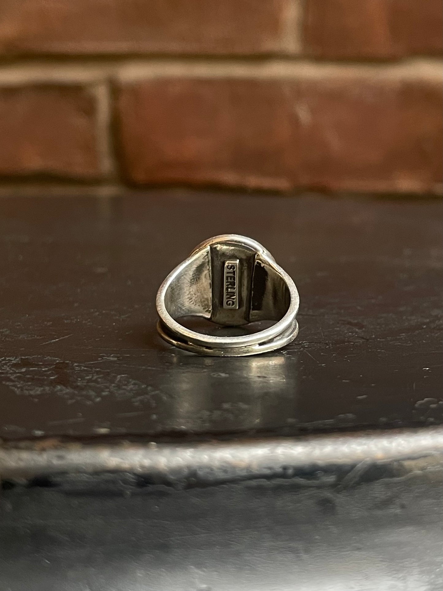 Pink Conch Ring Size 8 | 925 Sterling Silver G136
