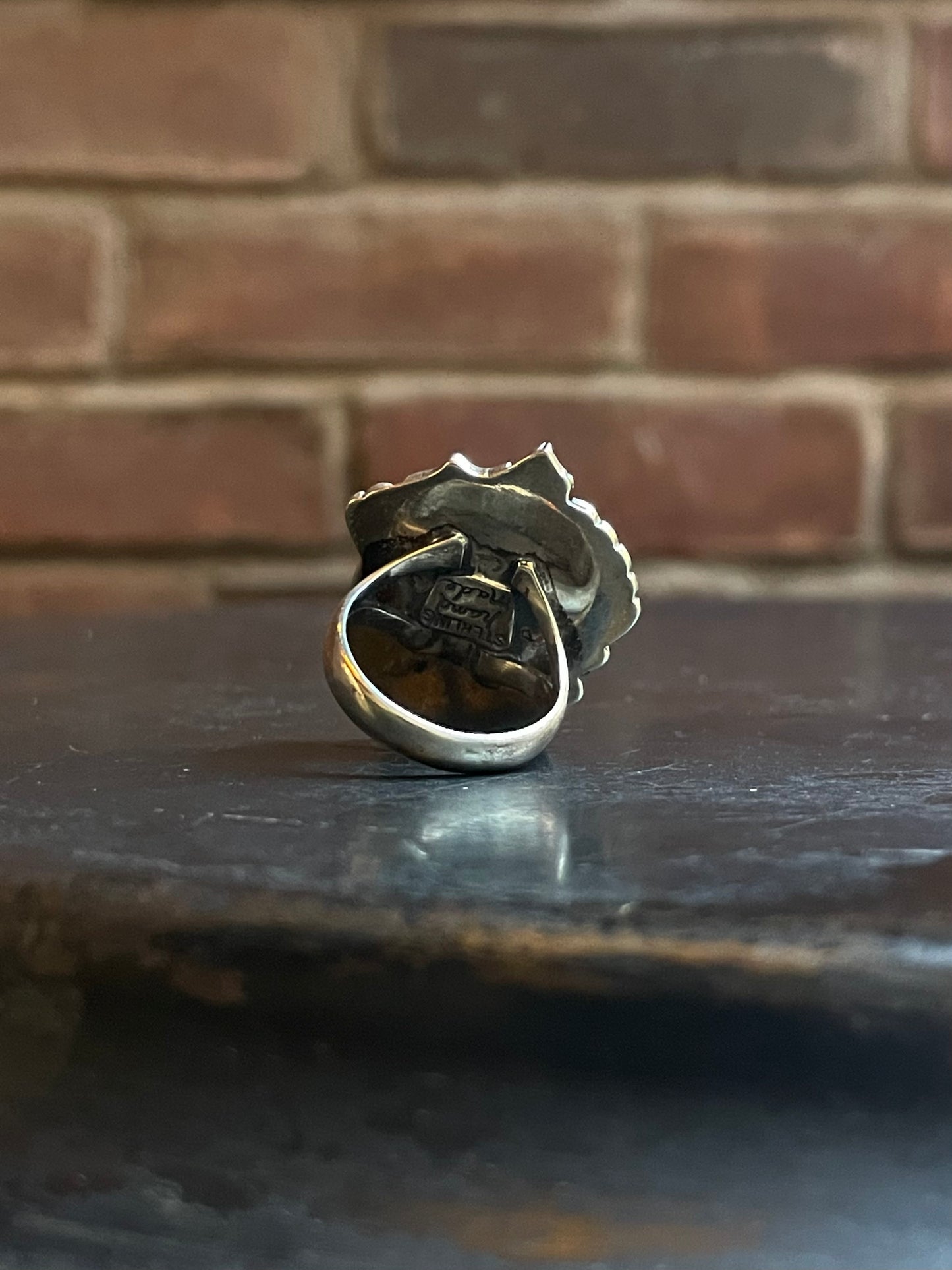 Turquoise Feather Ring Size 7 | Sterling Silver E870