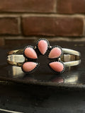 Pink Conch Naja Cuff | 925 Silver E536