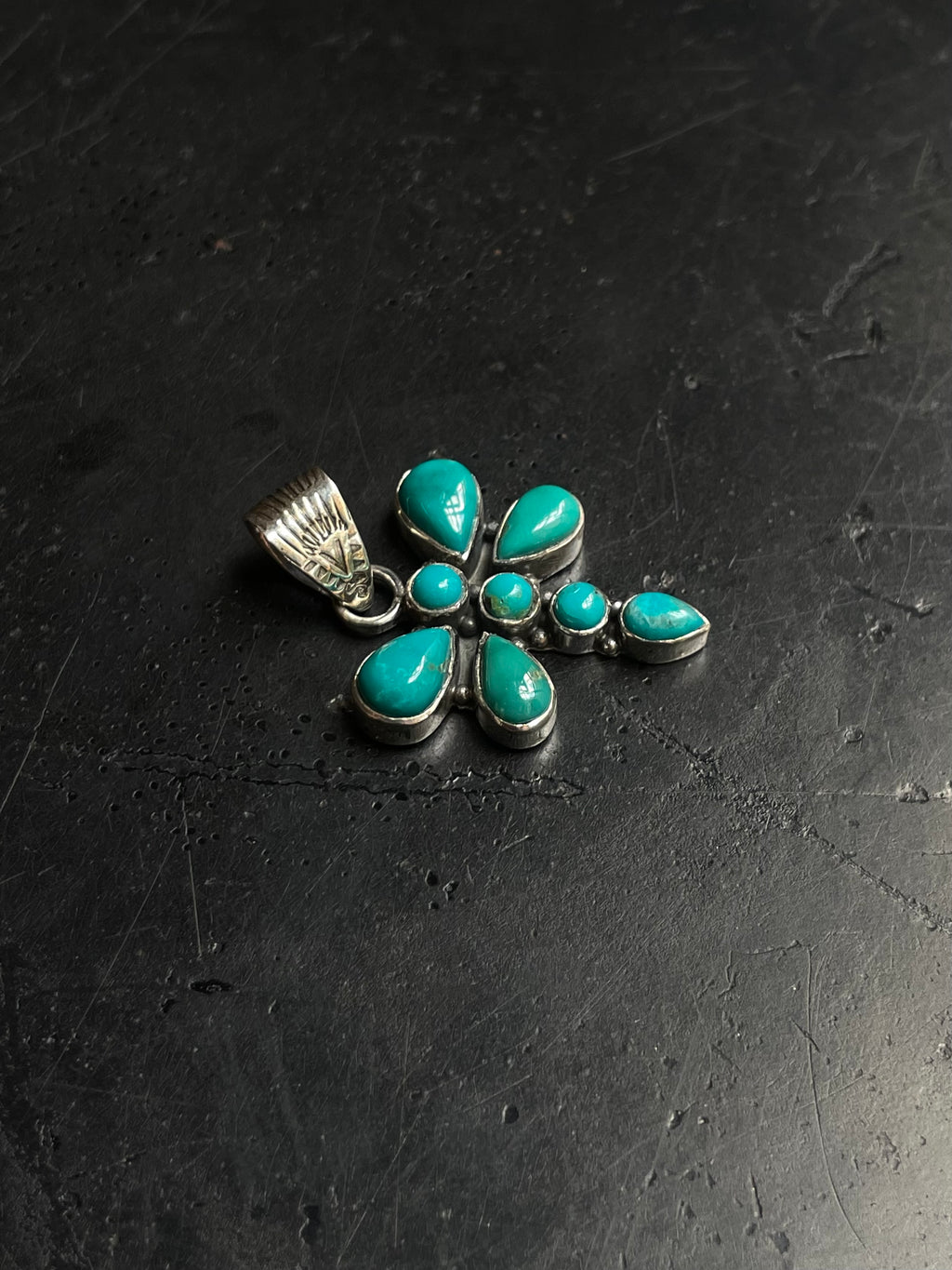 Turquoise Dragonfly Pendant | 925 Sterling Silver E269