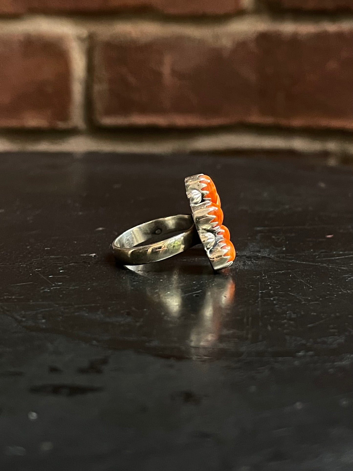 Spiny Oyster Naja Ring Size 6.75 | 925 Sterling Silver  G213