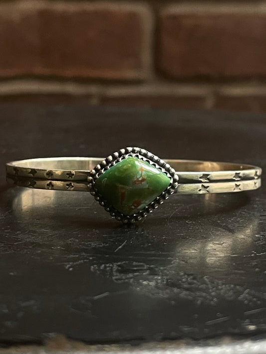 Turquoise Cuff Bracelet | 925 Sterling Silver G320
