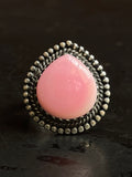 Pink Conch Ring Size 7 | 925 Sterling Silver G100