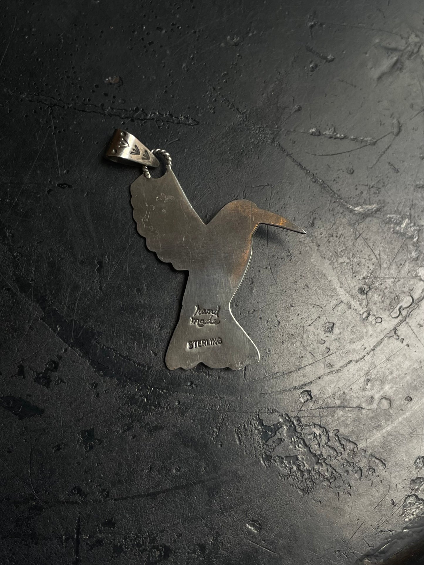 Spiny Oyster Hummingbird Pendant | 925 Sterling Silver E262