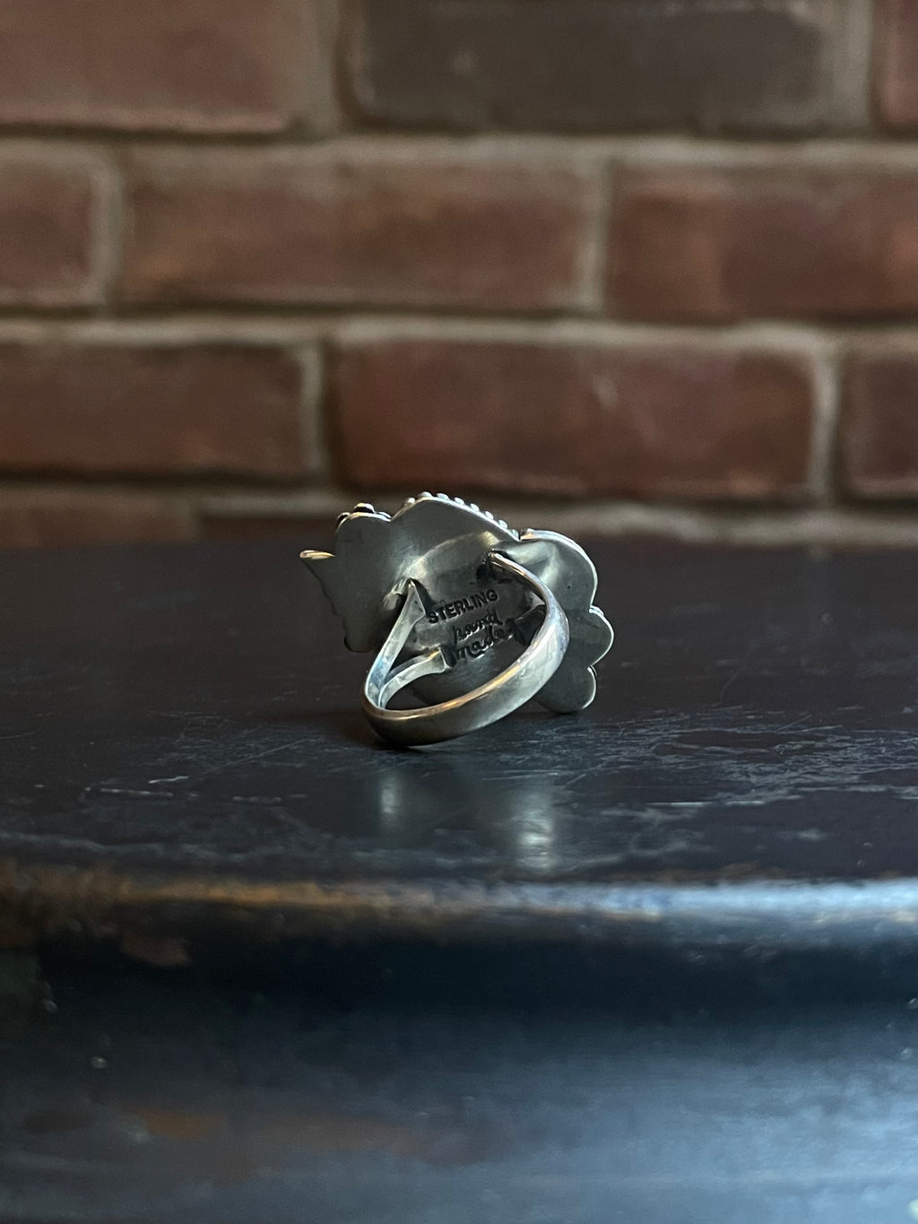 Pink Conch Butterfly Ring | 925 Sterling Silver Size 9 E466