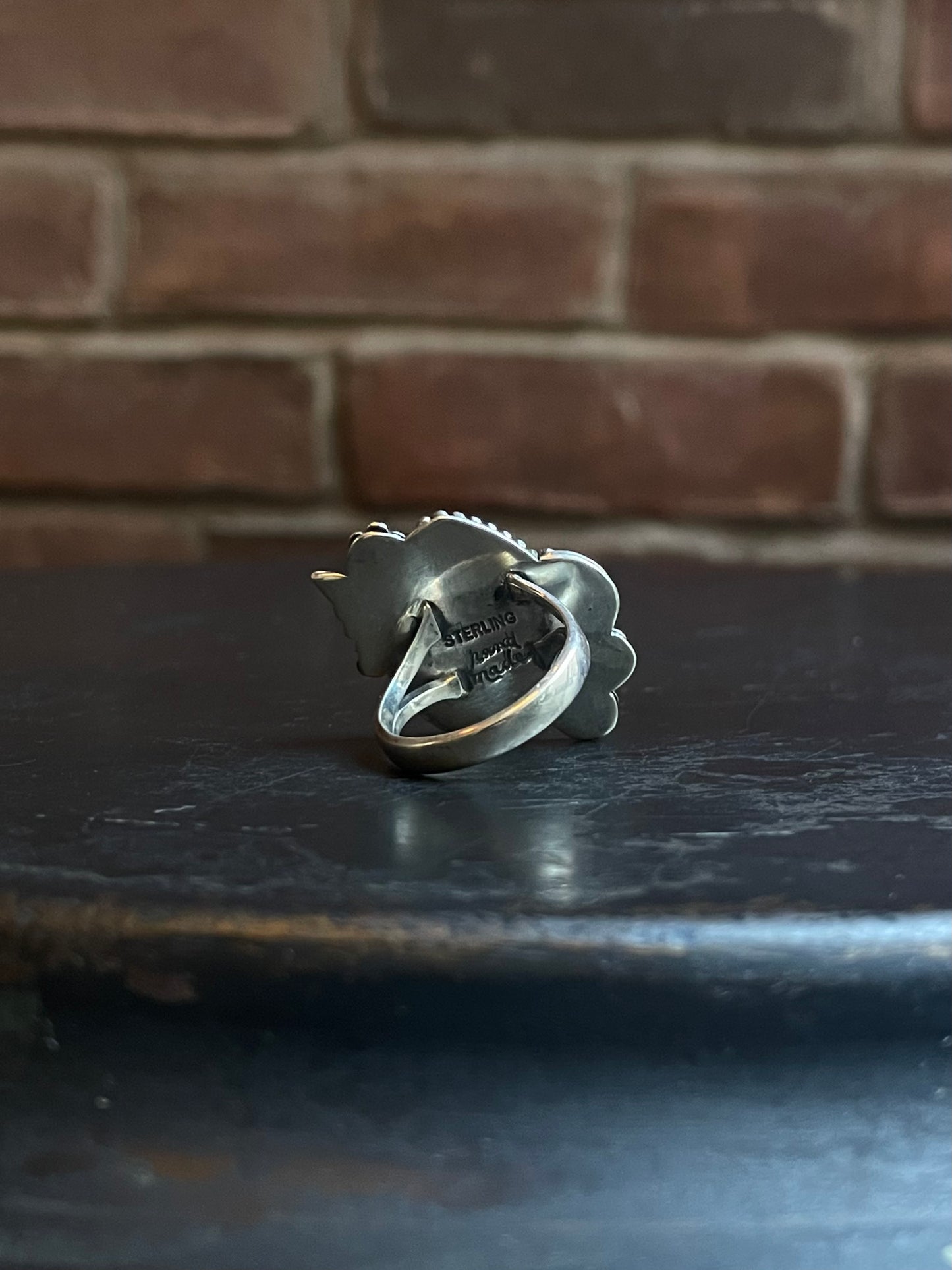 Pink Conch Butterfly Ring | 925 Sterling Silver Size 9 E466