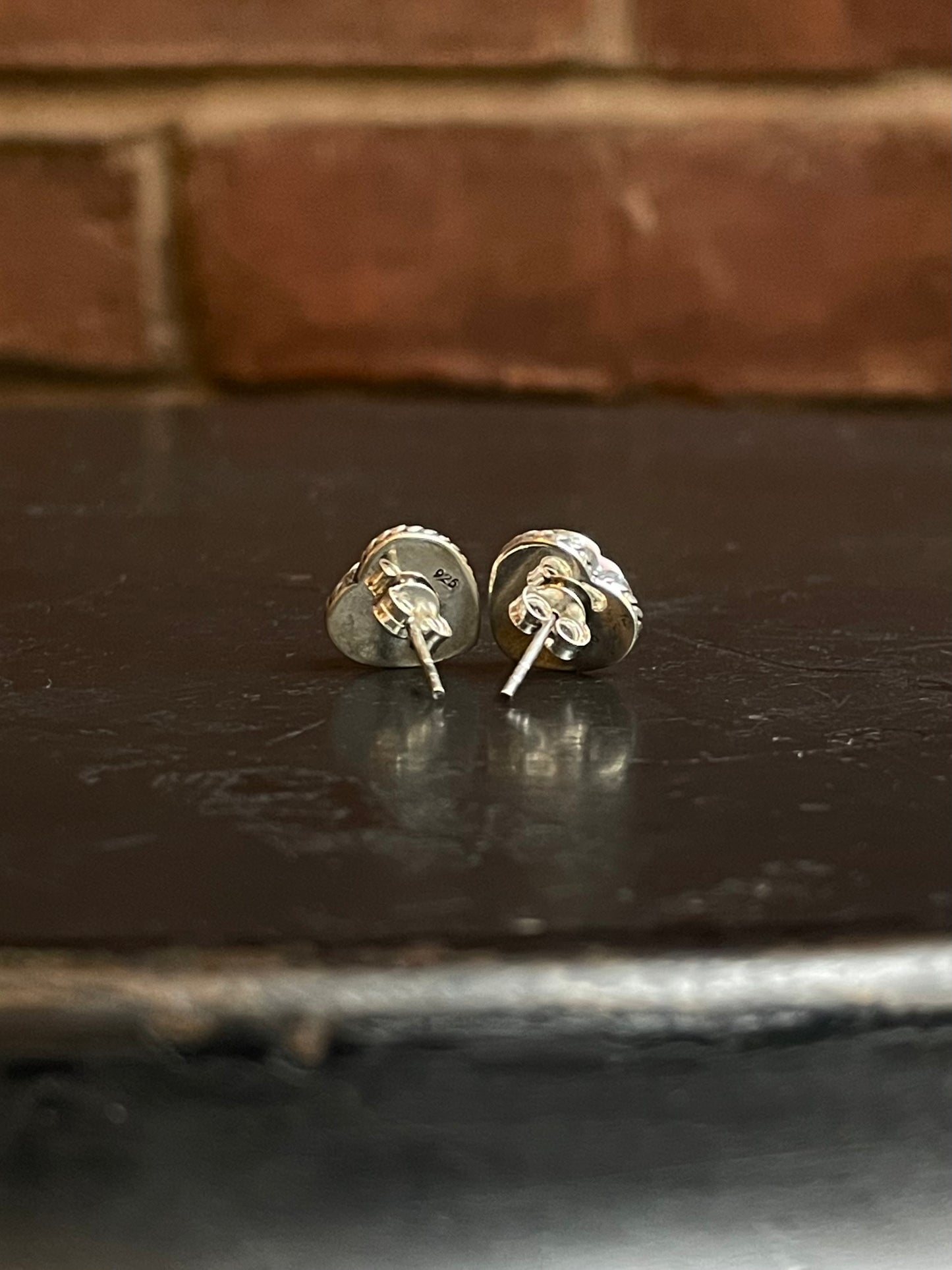 Pink Conch Stud Earrings | 925 Sterling Silver G175