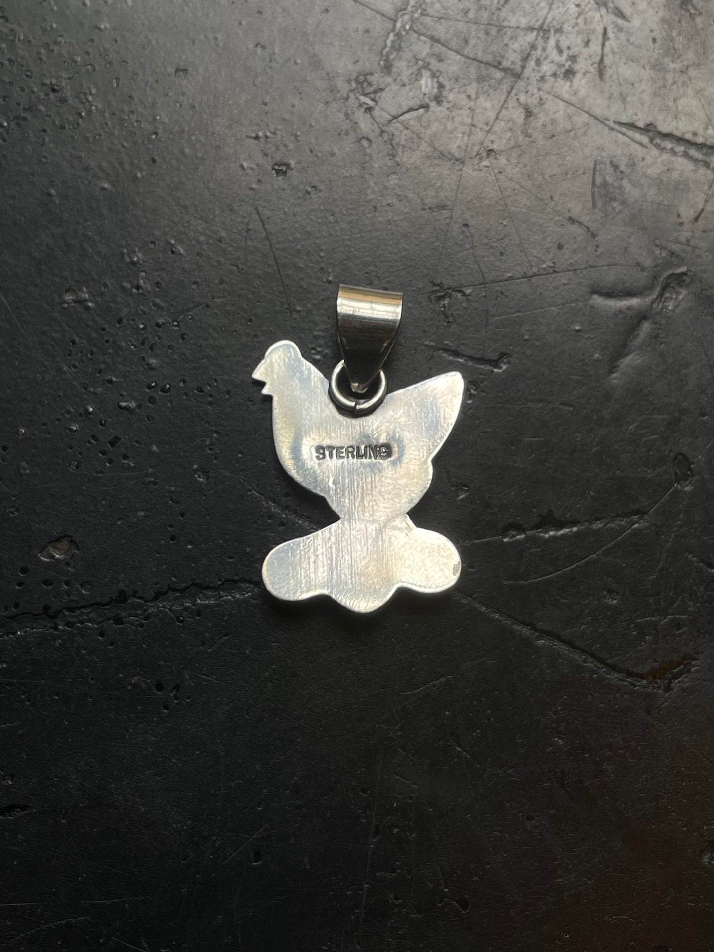 Turquoise Chicken Pendant | 925 Sterling Silver E519