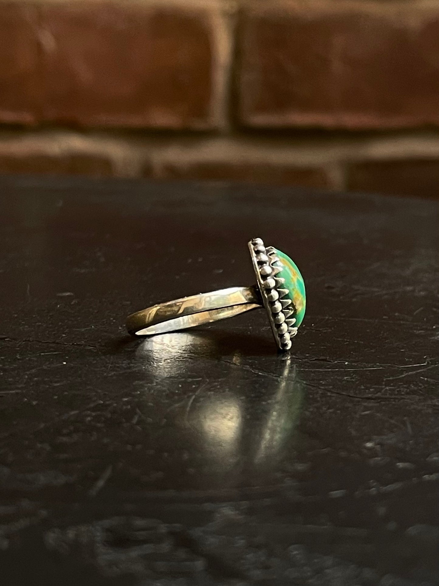 Turquoise Heart Ring Size 6.75 | 925 Sterling Silver G283