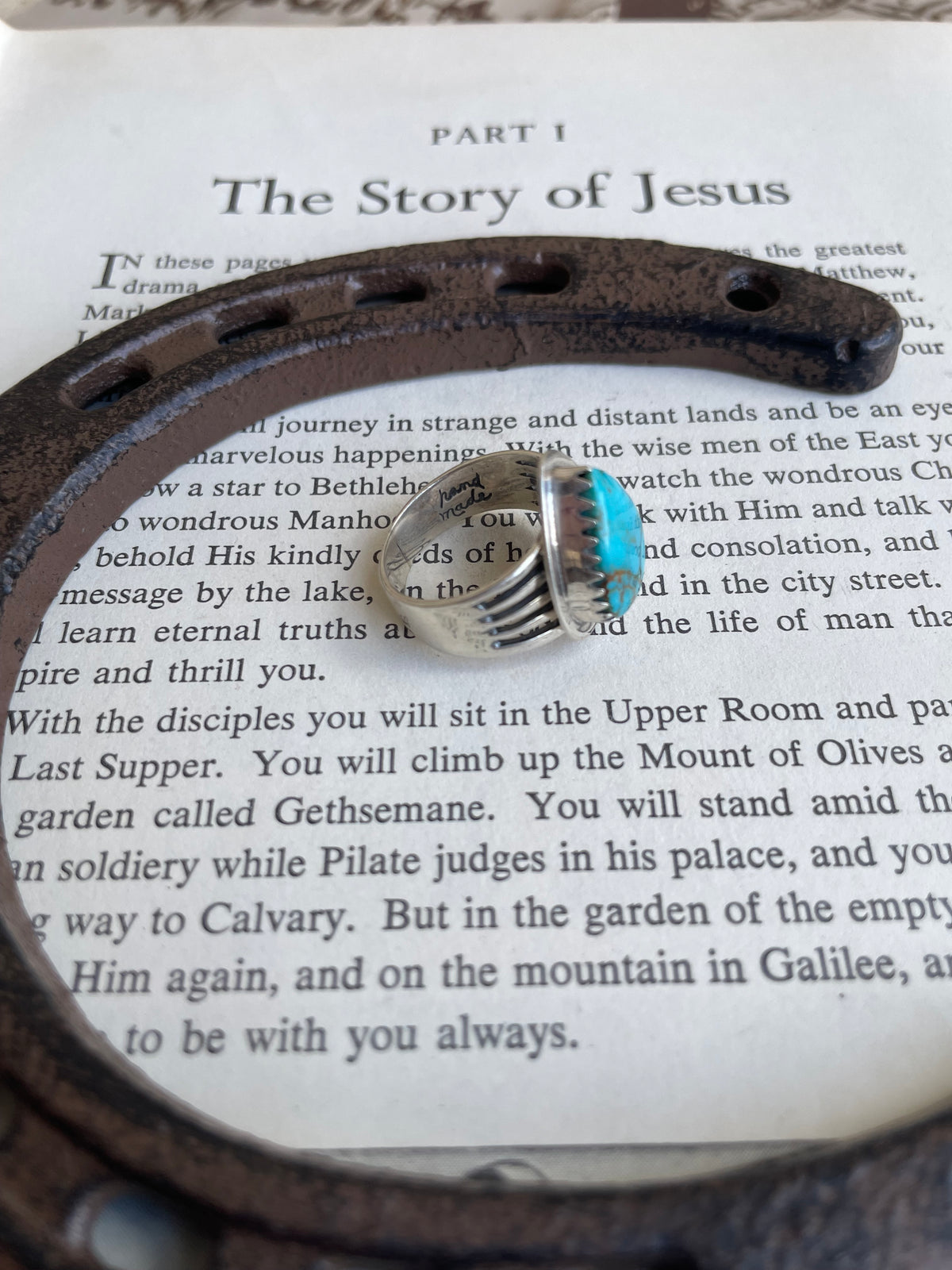 Turquoise Teardrop Ring | 925 Sterling Silver Size 7.25 G816