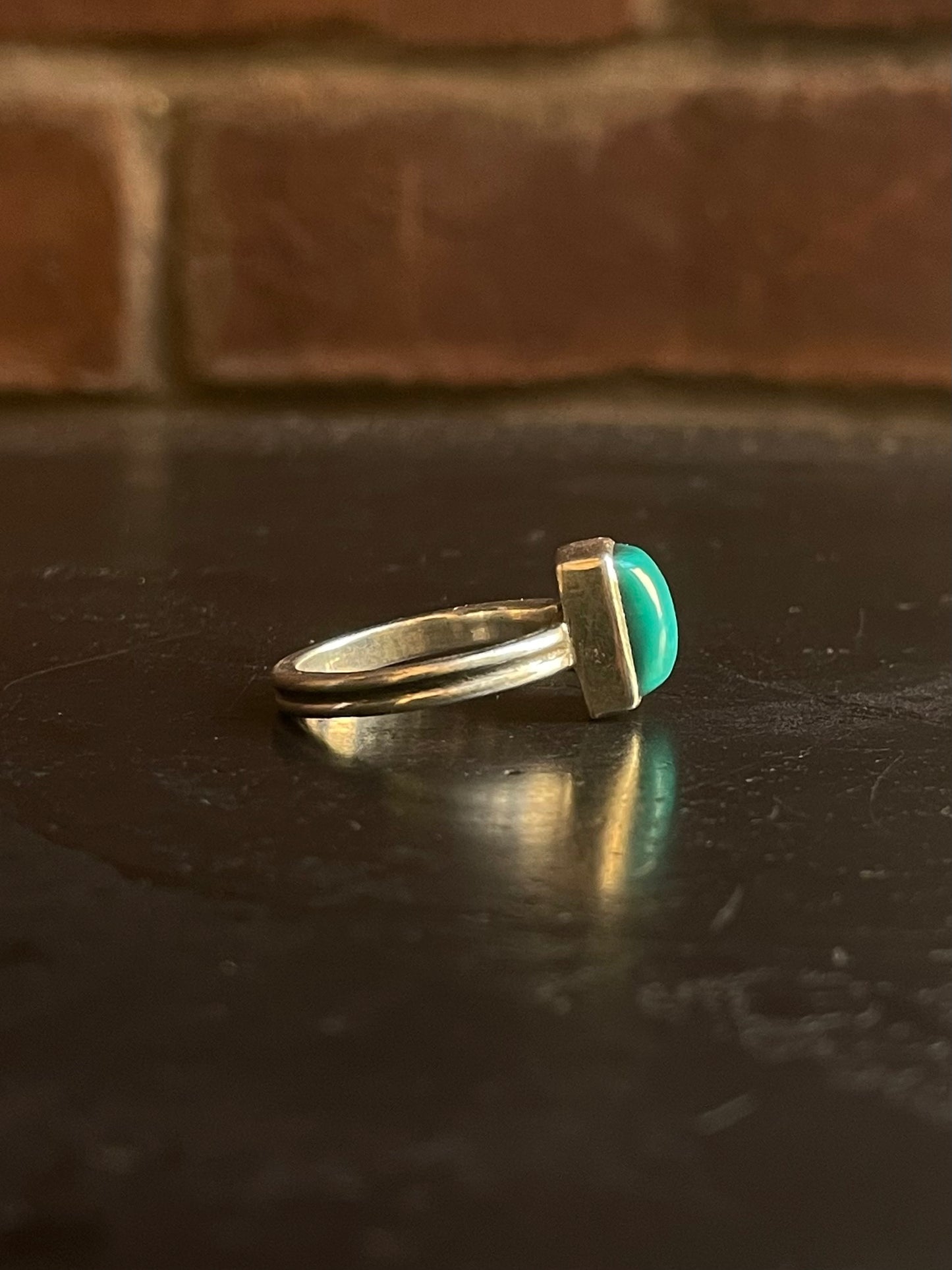 Kingman Turquoise Ring | Sterling Silver | Size 7 G346